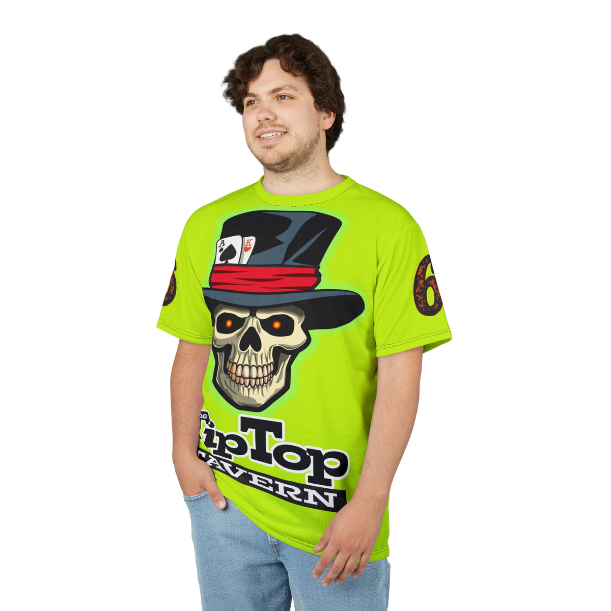 Very Special Tip Top Tavern Dive Bar HiViz Lumina Super Tee (*Limited Edition) - America's Best Dive Bar, Bikes Beers Babes & Bros. - Honouring Biker Bar Tee