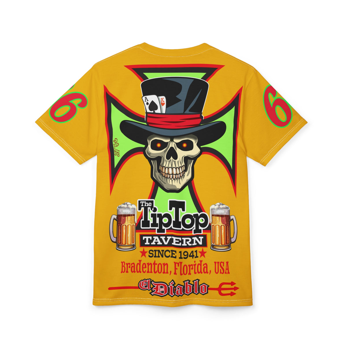 Tip Top Tavern Dive Bar Super Tee (*Limited Edition) - America's Best Dive Bar, Bikes Beers Babes & Bros. - Honouring Biker Bar Tee