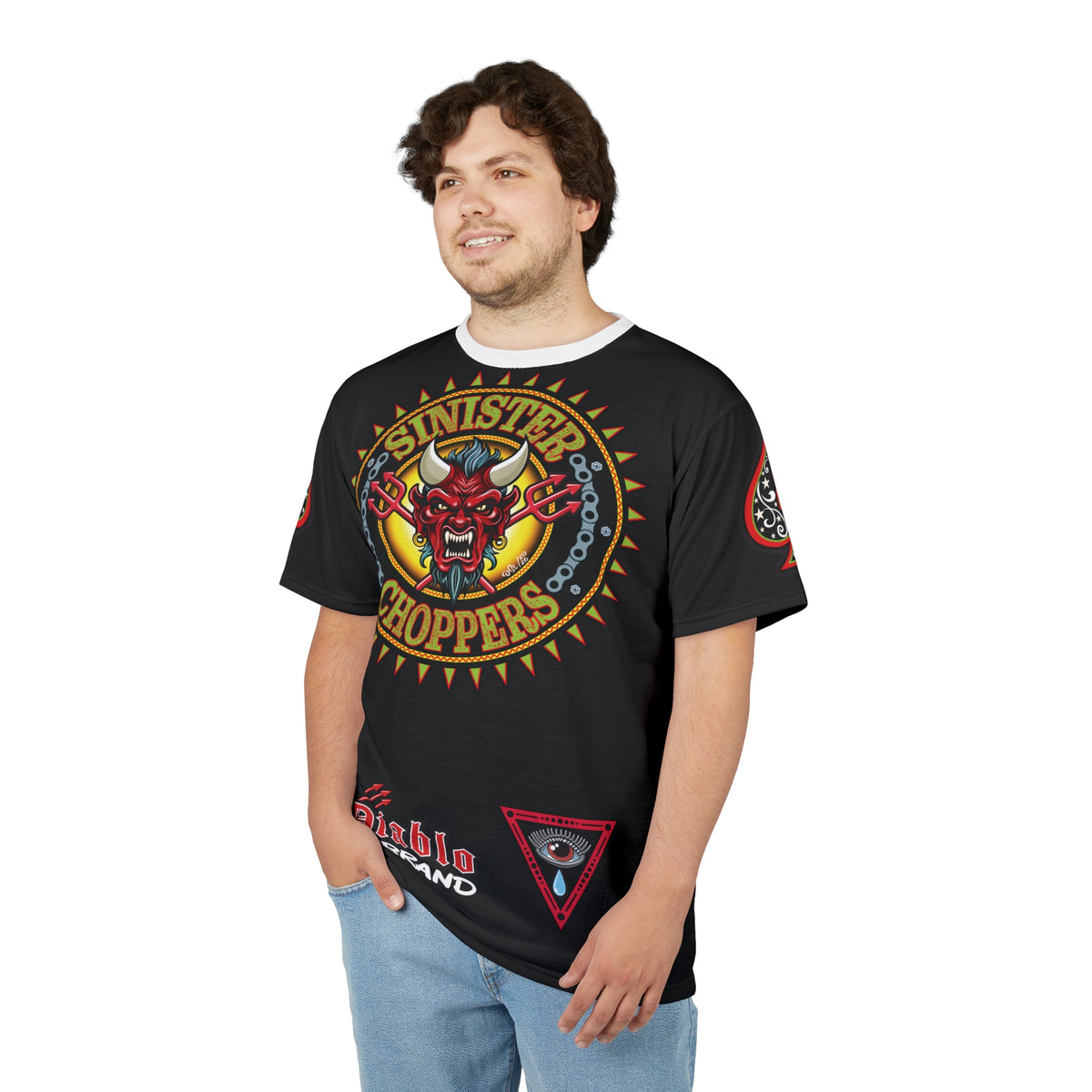 Sinister Choppers SPECIAL MIDNIGHT EDITION SUPER TEE— Ride Cool, Look Cool in our Best Super Tee