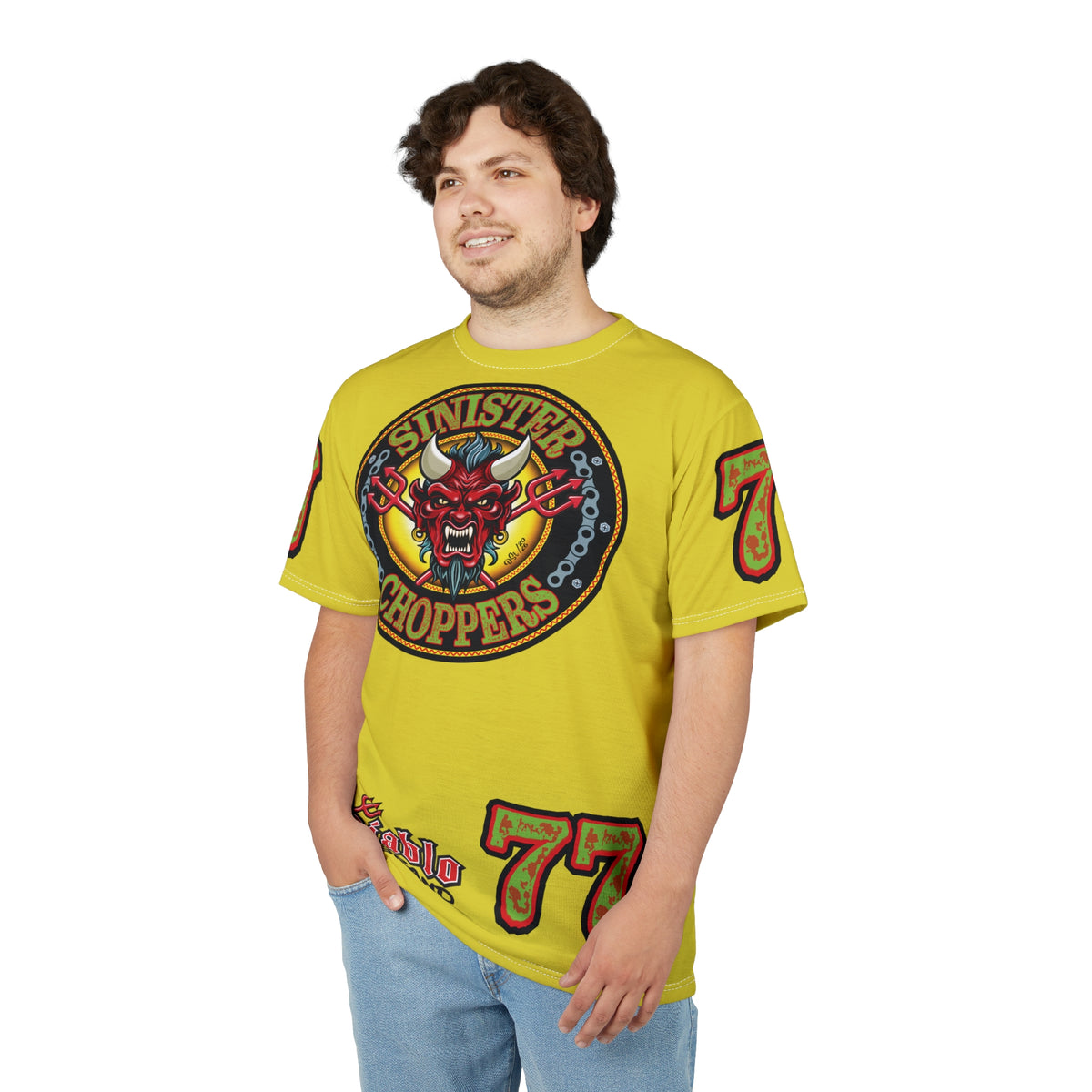 VERY Special HIVIZ Sinister Choppers BIG D SUPER T— Ride Cool, Look Cool in our Best Super Tee