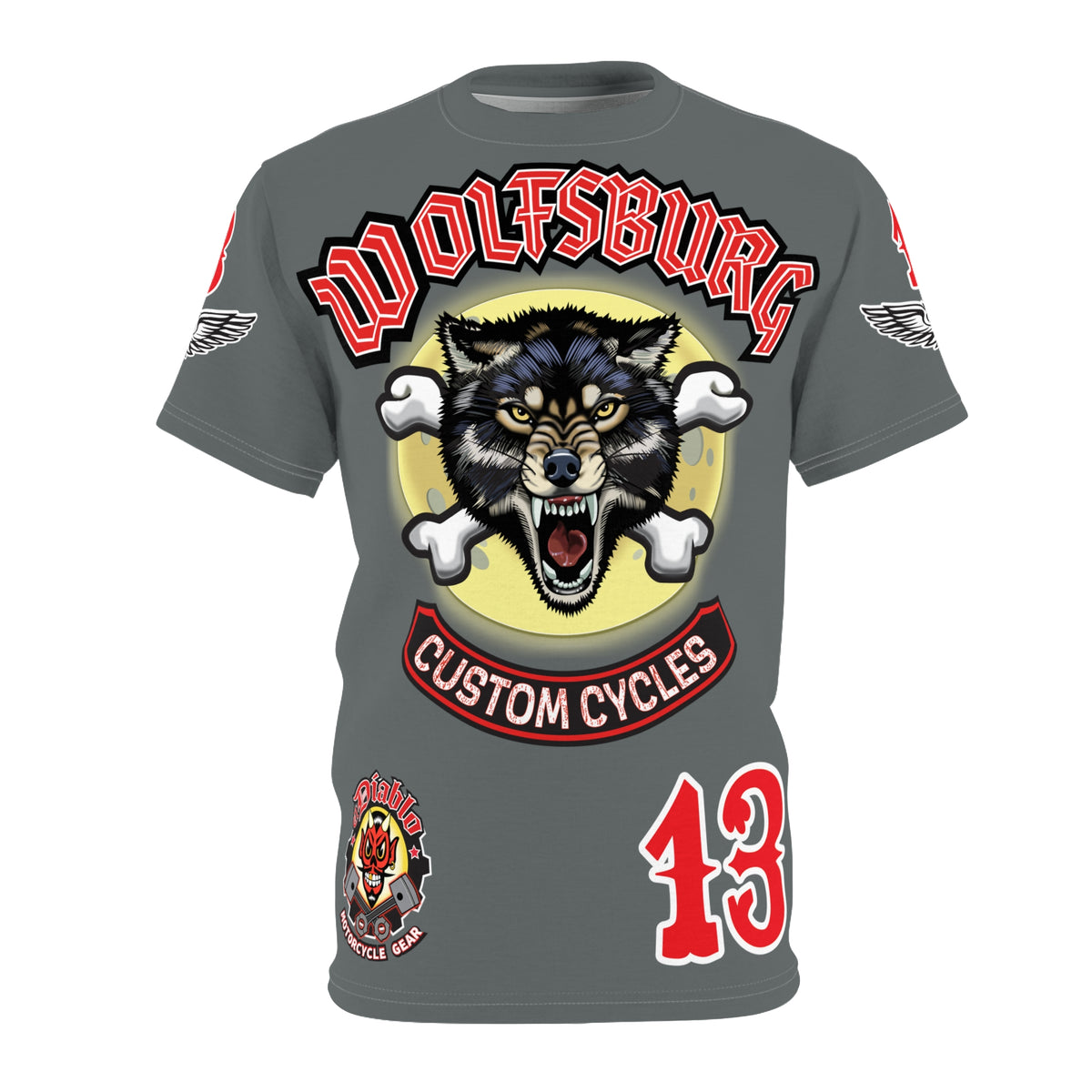 Wolfsburg Custom Cycles HiViz Super Tee - High Performance Motorcycle Riding Tee
