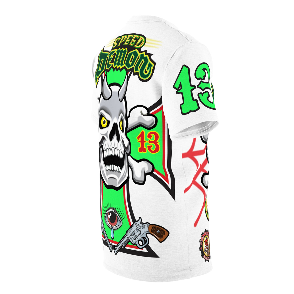 Speed Demon HiViz Ultra Rare White Super Tee - Limited Edition