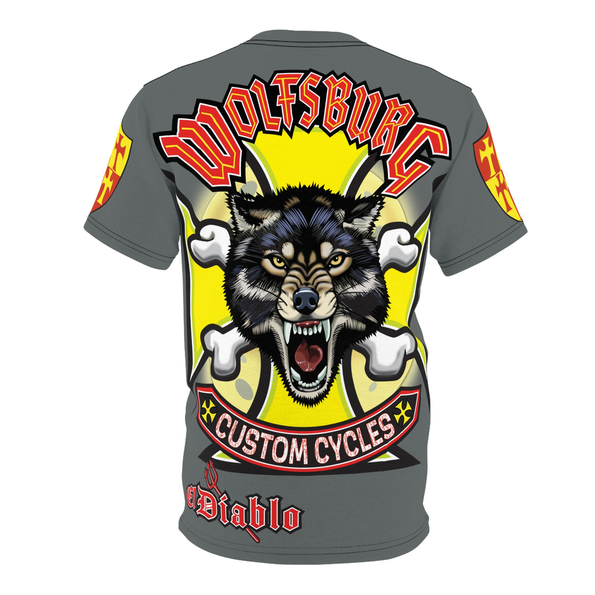 Wolfsburg Custom Cycles HiViz Super Tee - Ultimate in Riding Comfort