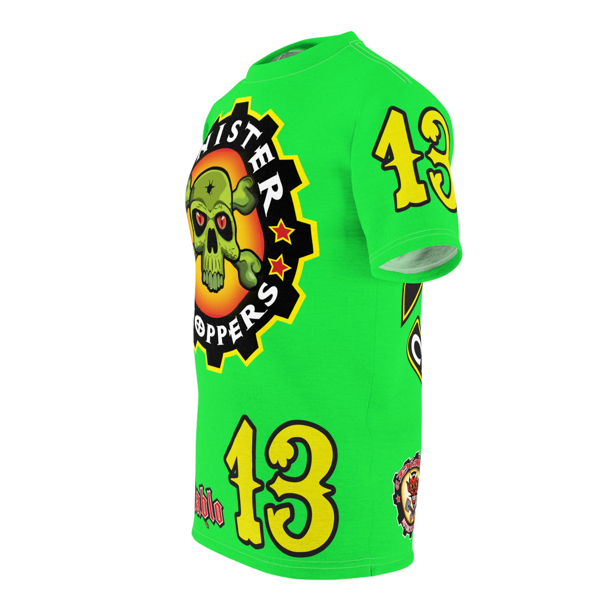 Very Special Sinister Choppers HiViZ Super Tee - Spectacular Custom Motorcycle Riding Gear