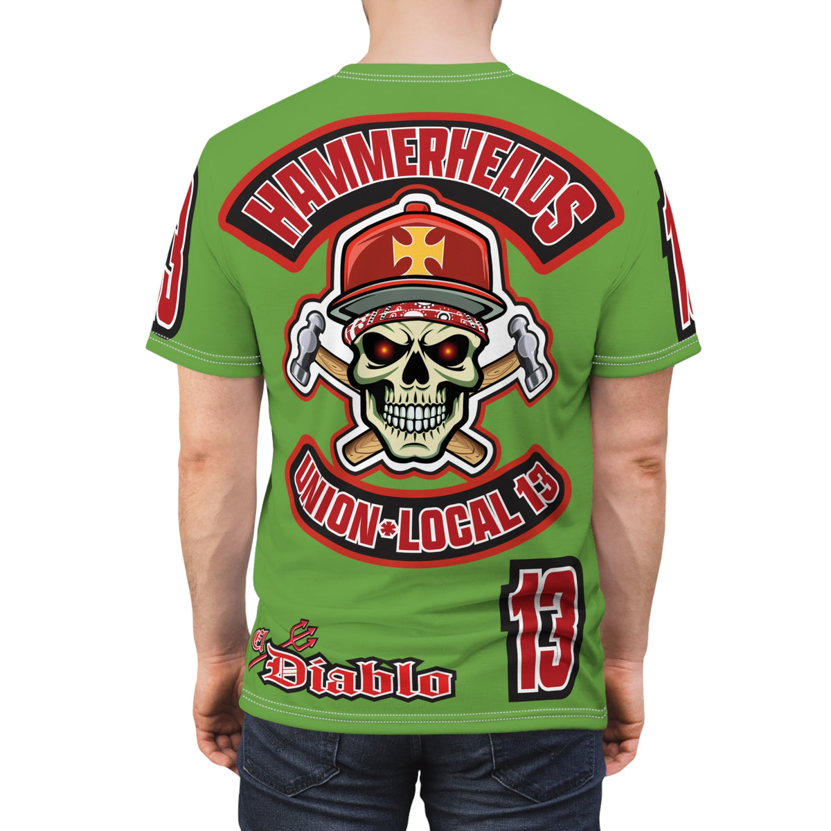 Hammerheads Union Local 13 FAFO Hardcore Biker Super Tee