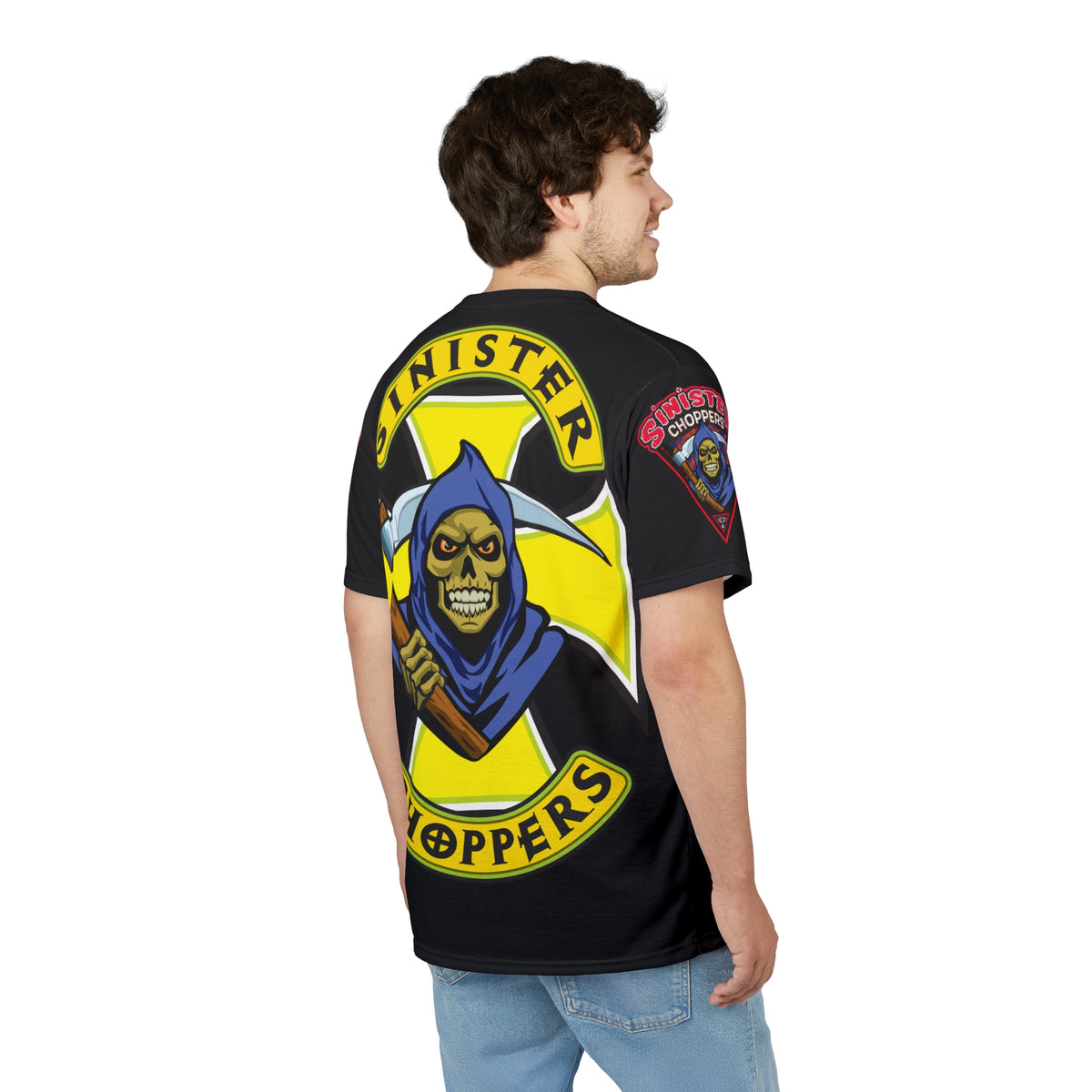 Sinister Choppers HiViz Custom Motorcycle Super Tee - High Performance Riding Wear