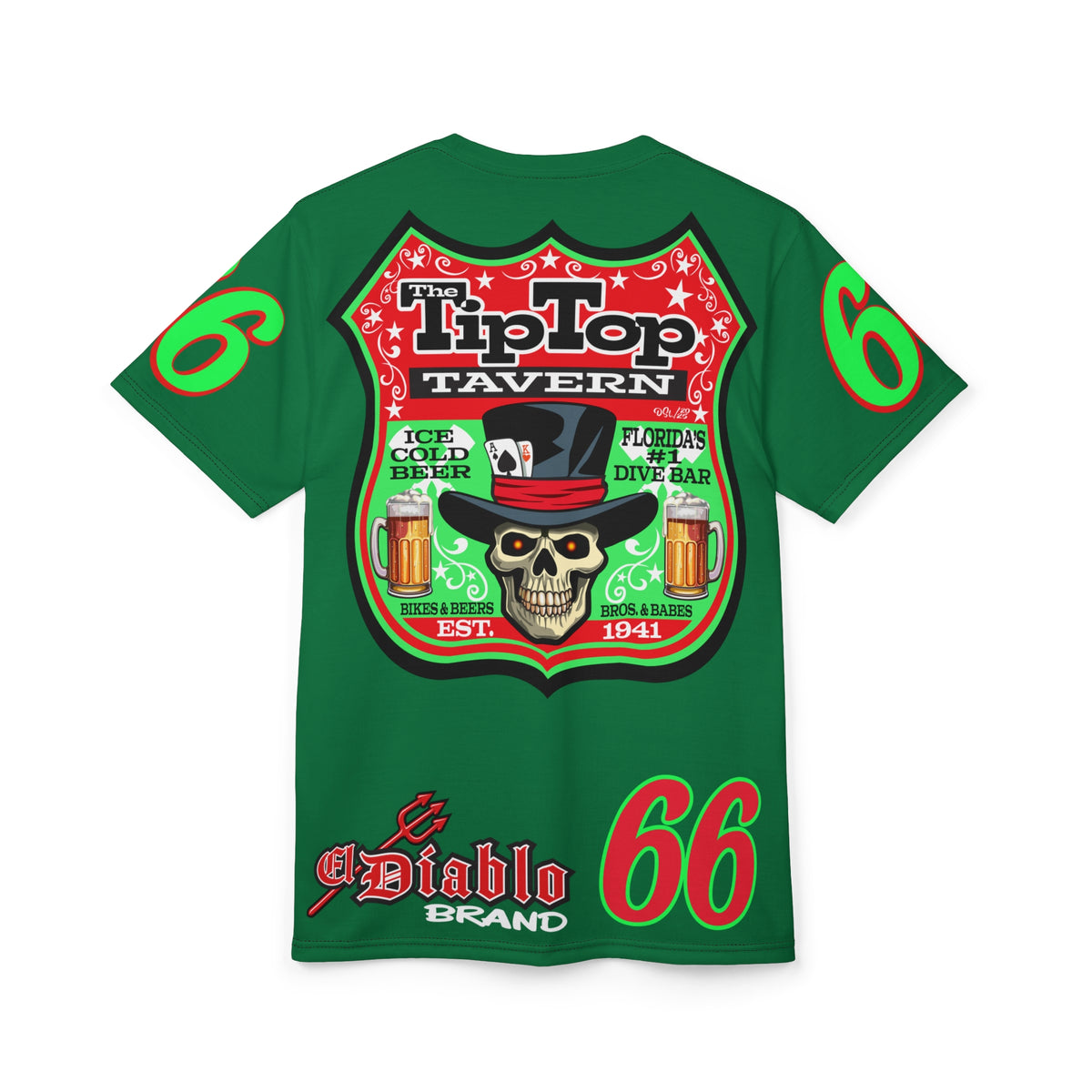 Tip Top Tavern Dive Bar Super Tee - America's Best Dive Bar - Bikes Beers Babes & Bros. -Remembering Jesse Biker Bar Tee