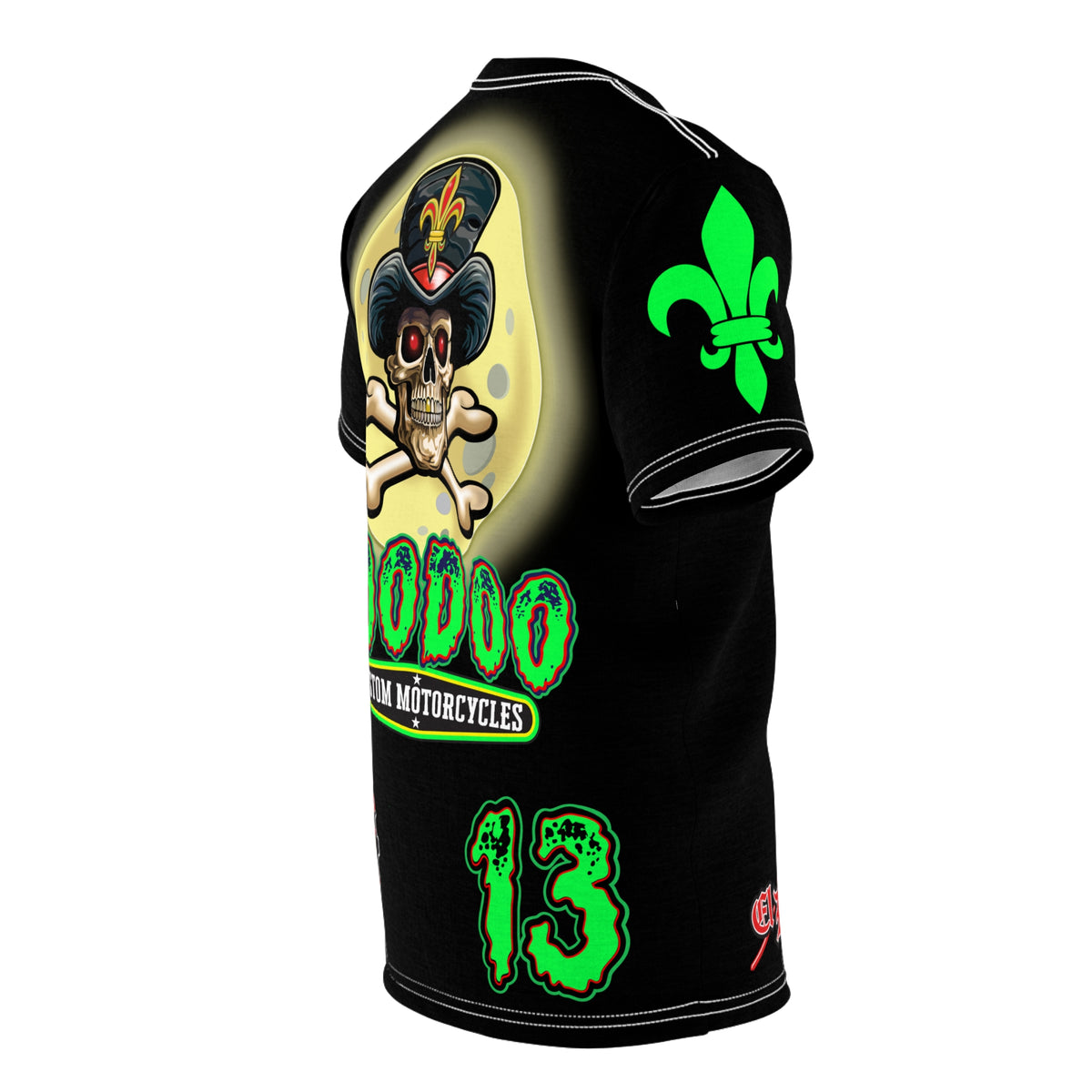 SRT VooDoo Customs Ragin' Cajun Custom Biker Riding Super Tee