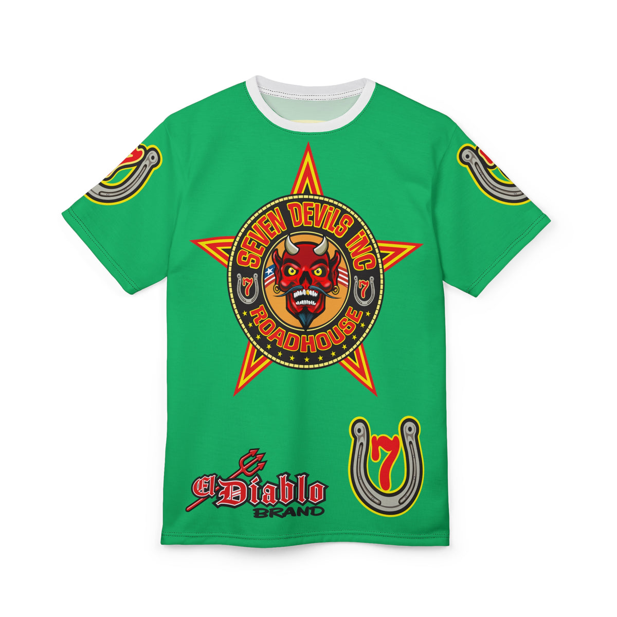 Copy of Seven Devils Inc. Roadhouse Graphic Tee - Motorcycle Custom Riding Super Tee