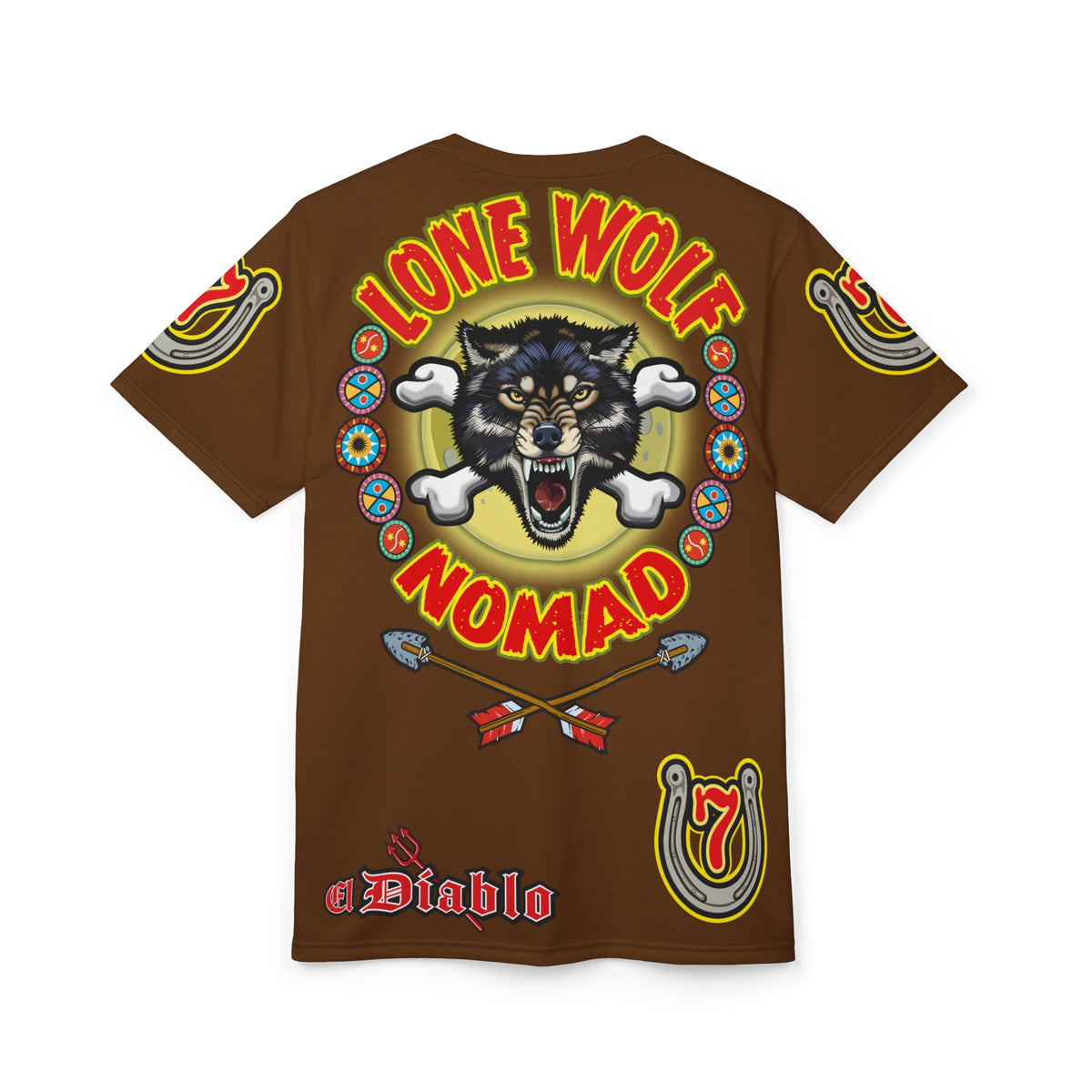 Lone Wolf Nomad HiViz Super Tee - Special Design for Independent No Club Riders