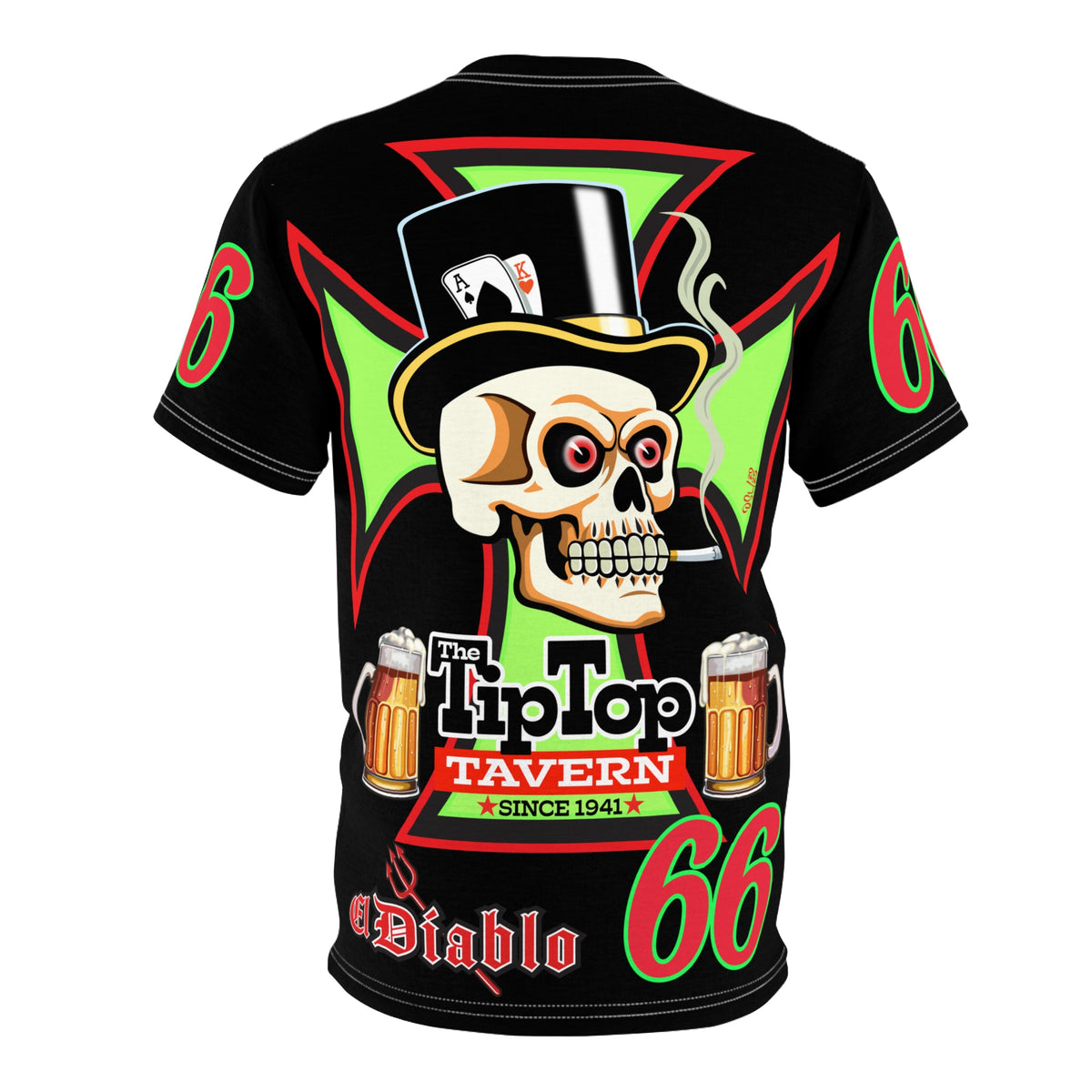 Tip Top Tavern Dive Bar Super Tee - America's Best Dive Bar, Bikes Beers Babes & Bros. - Biker Bar Tee