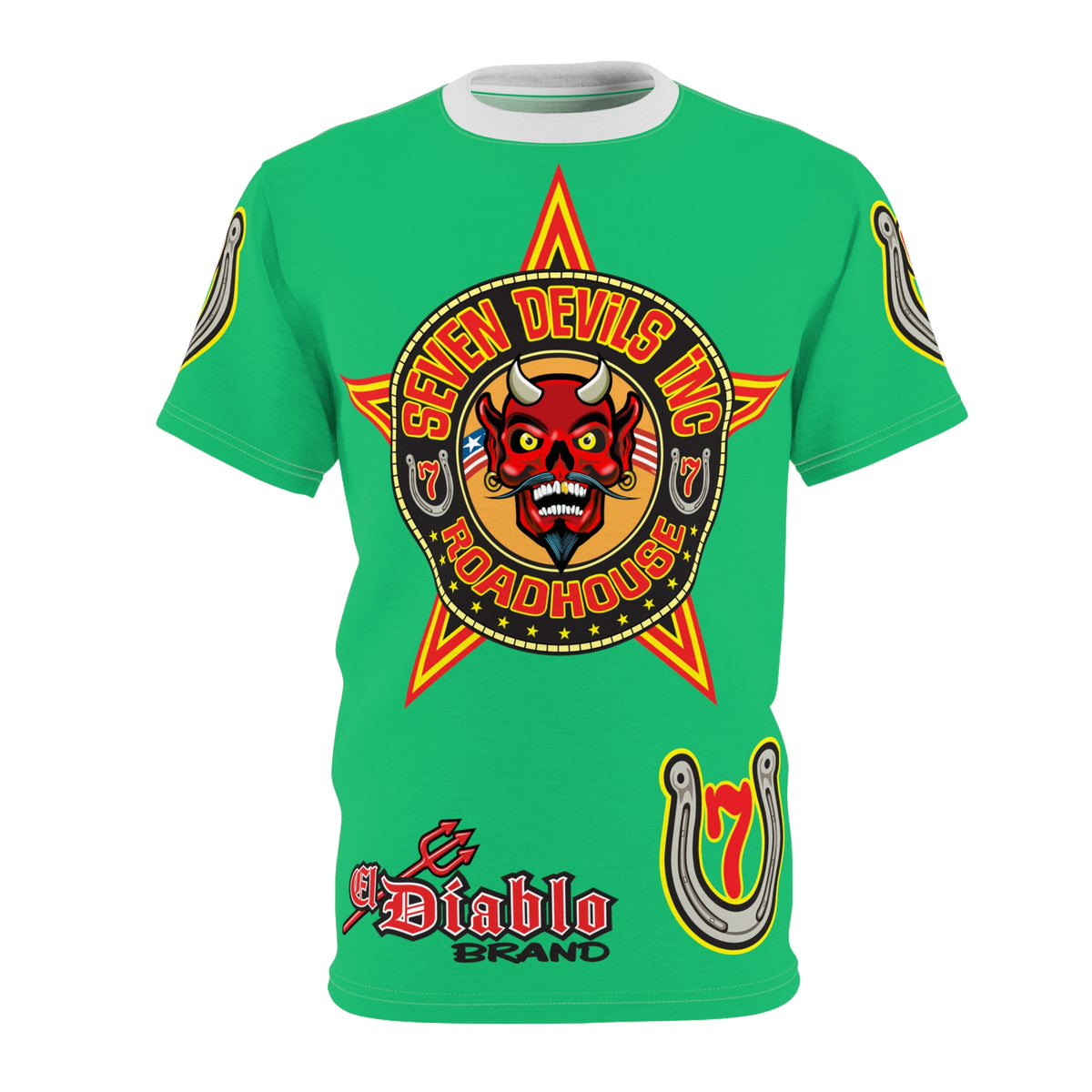 Copy of Seven Devils Inc. Roadhouse Graphic Tee - Motorcycle Custom Riding Super Tee