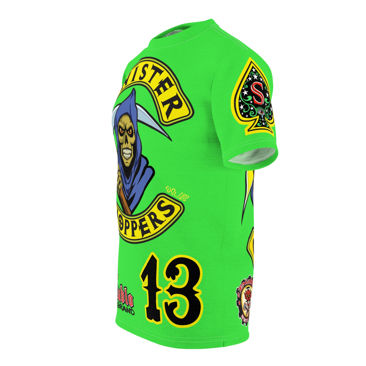 VERY SPECIAL  Sinister Choppers Custom Motorcycles - Custom  HiViZ LUMINA  Super Riding Tee - High Performance Riding Wear