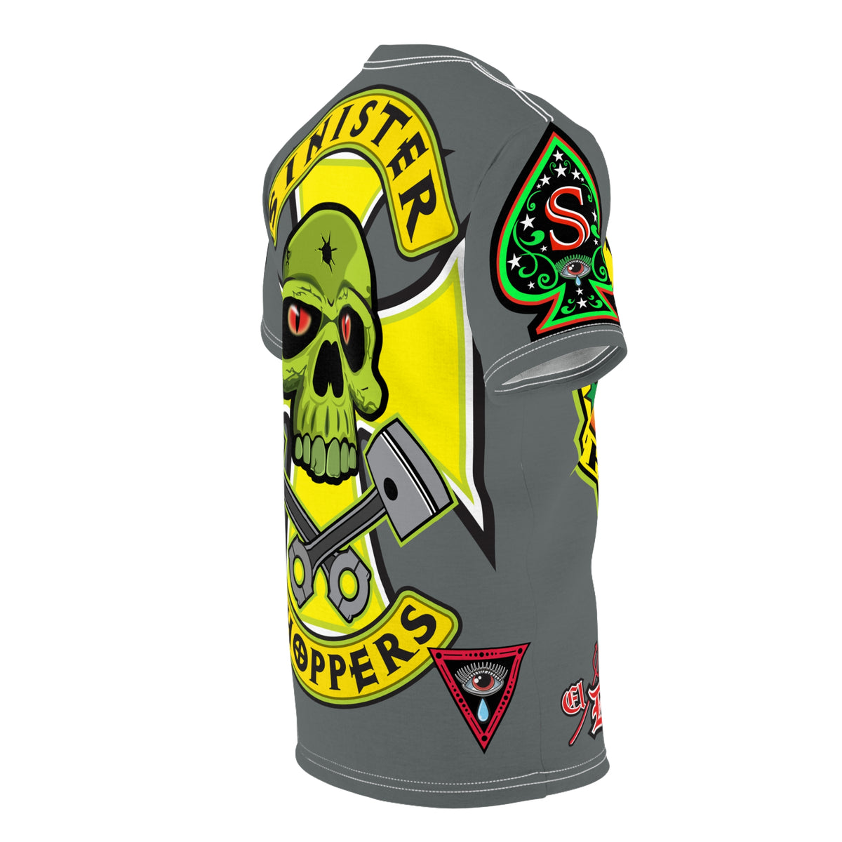 Sinister Choppers Rebel Rider HiViz Super Tee