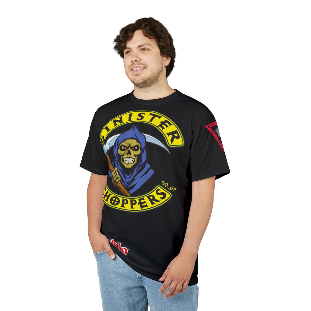 Sinister Choppers HiViz Custom Motorcycle Super Tee - High Performance Riding Wear