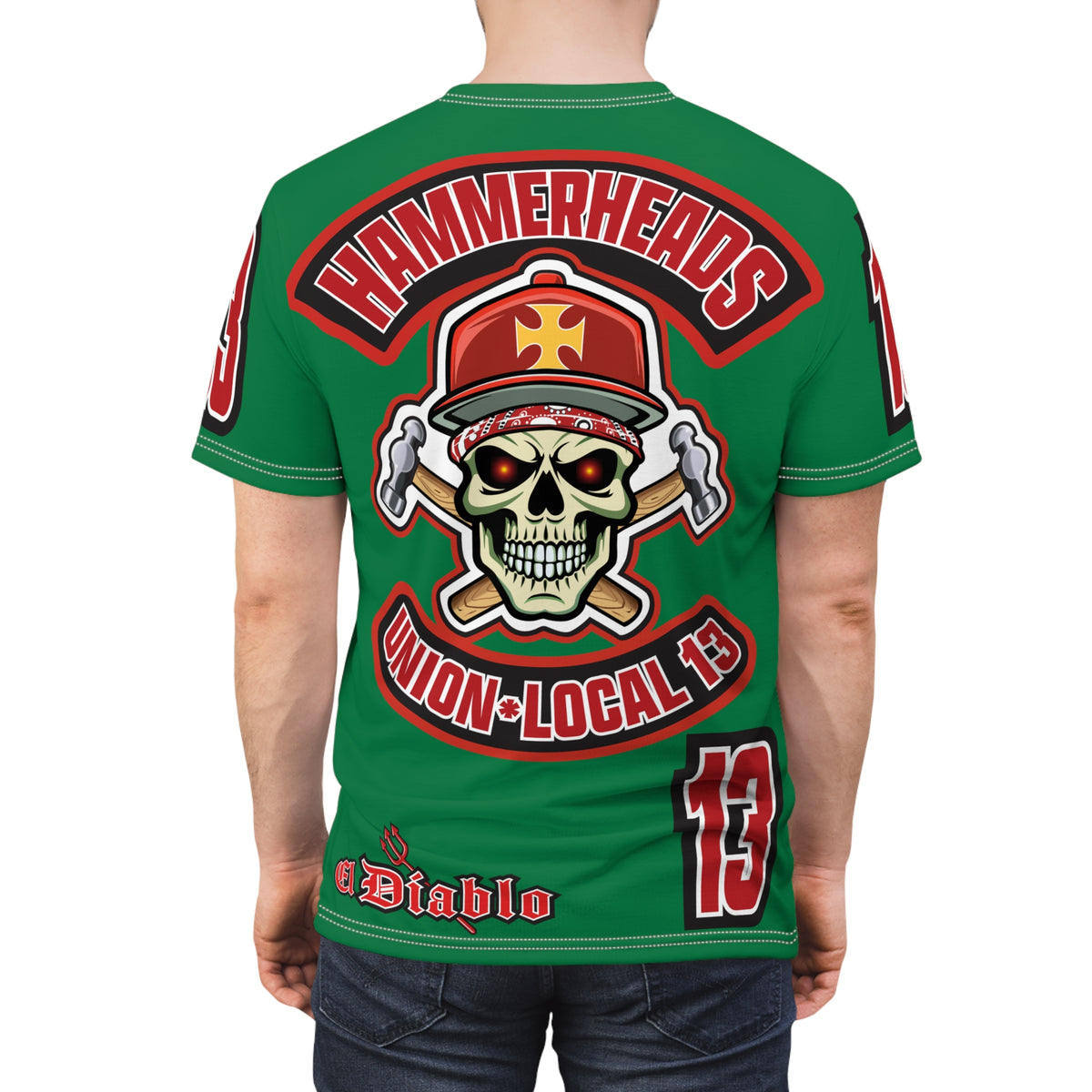 Hammerheads Union Local 13 - Special Wicking Material for Cool Riding Comfort