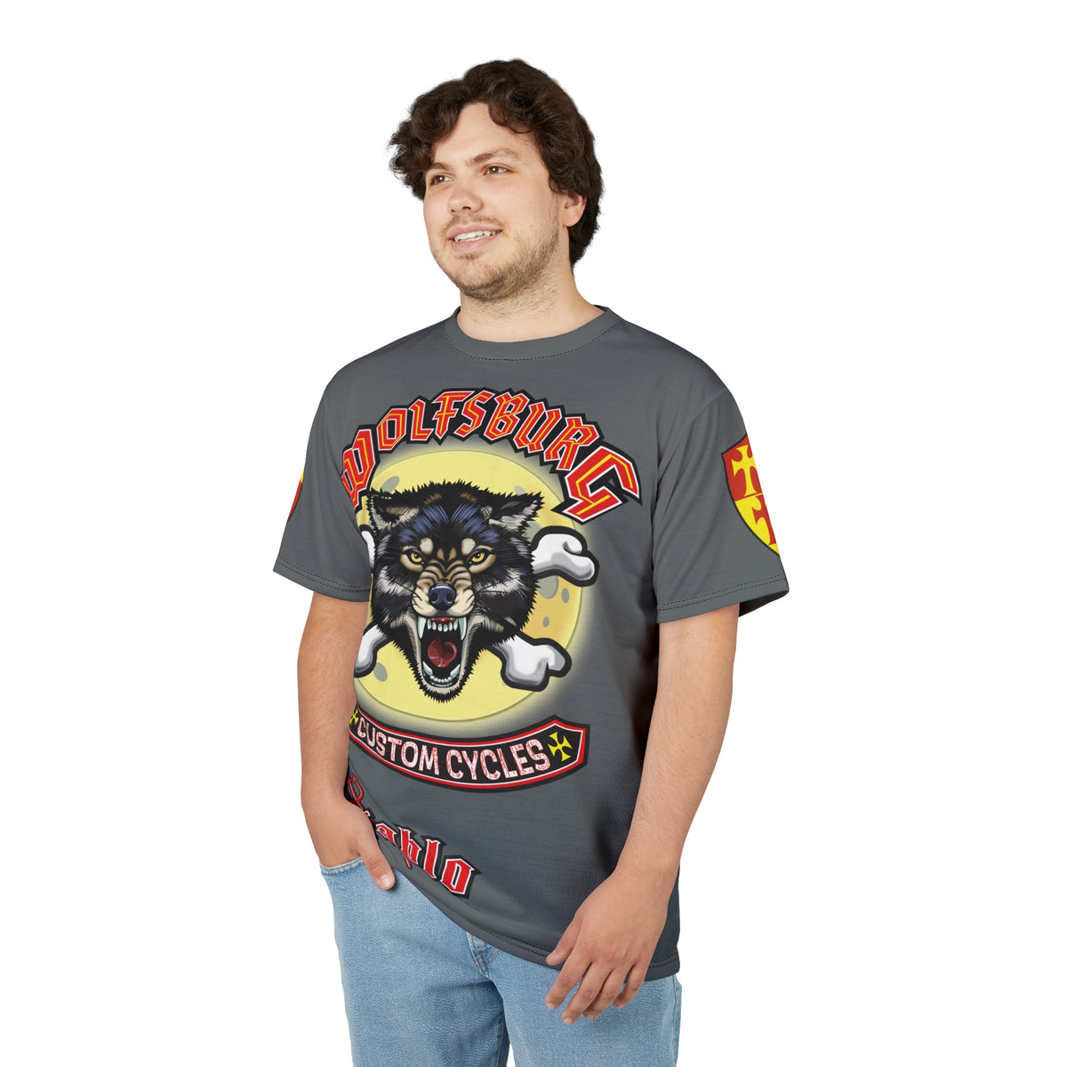Wolfsburg Custom Cycles HiViz Super Tee - Ultimate in Riding Comfort