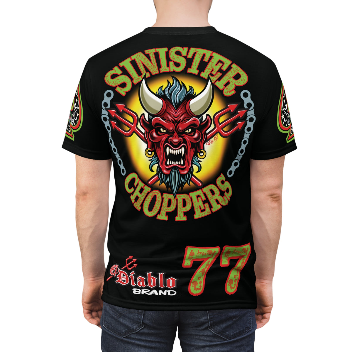 Sinister Choppers MR GREEN SPECIAL SUPER T— Ride Cool, Look Cool in our Best Super Tee