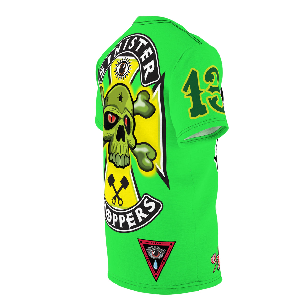 Very Special Sinister Choppers HiViz Motorcycle Riders Super Tee