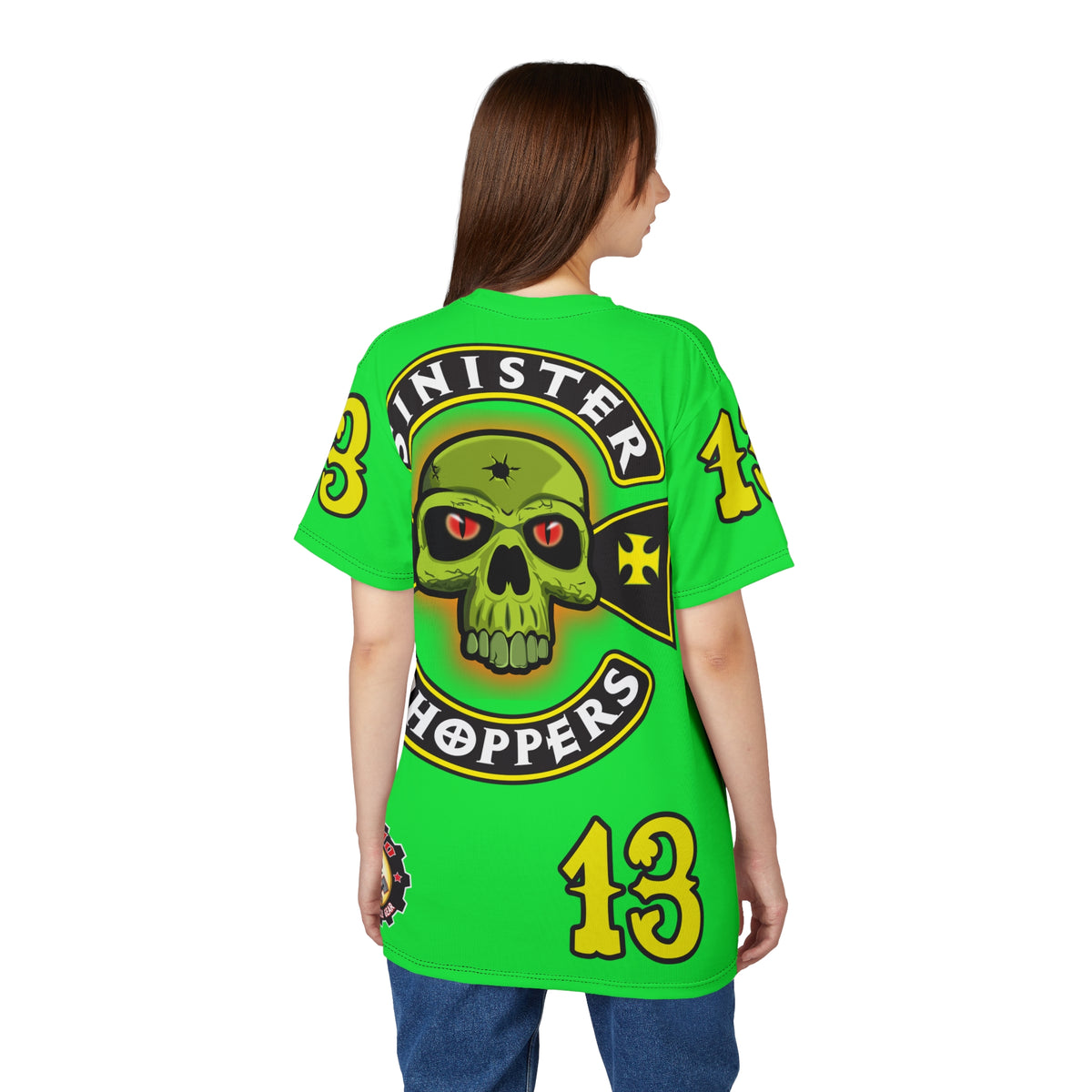 Very Special Sinister Choppers HiViZ Super Tee - Spectacular Custom Motorcycle Riding Gear