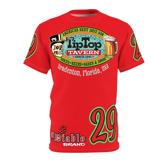 Tip Top Tavern Dive Bar Super Tee - America's Best Dive Bar, Bikes Beers Babes & Bros. - Biker Bar Tee