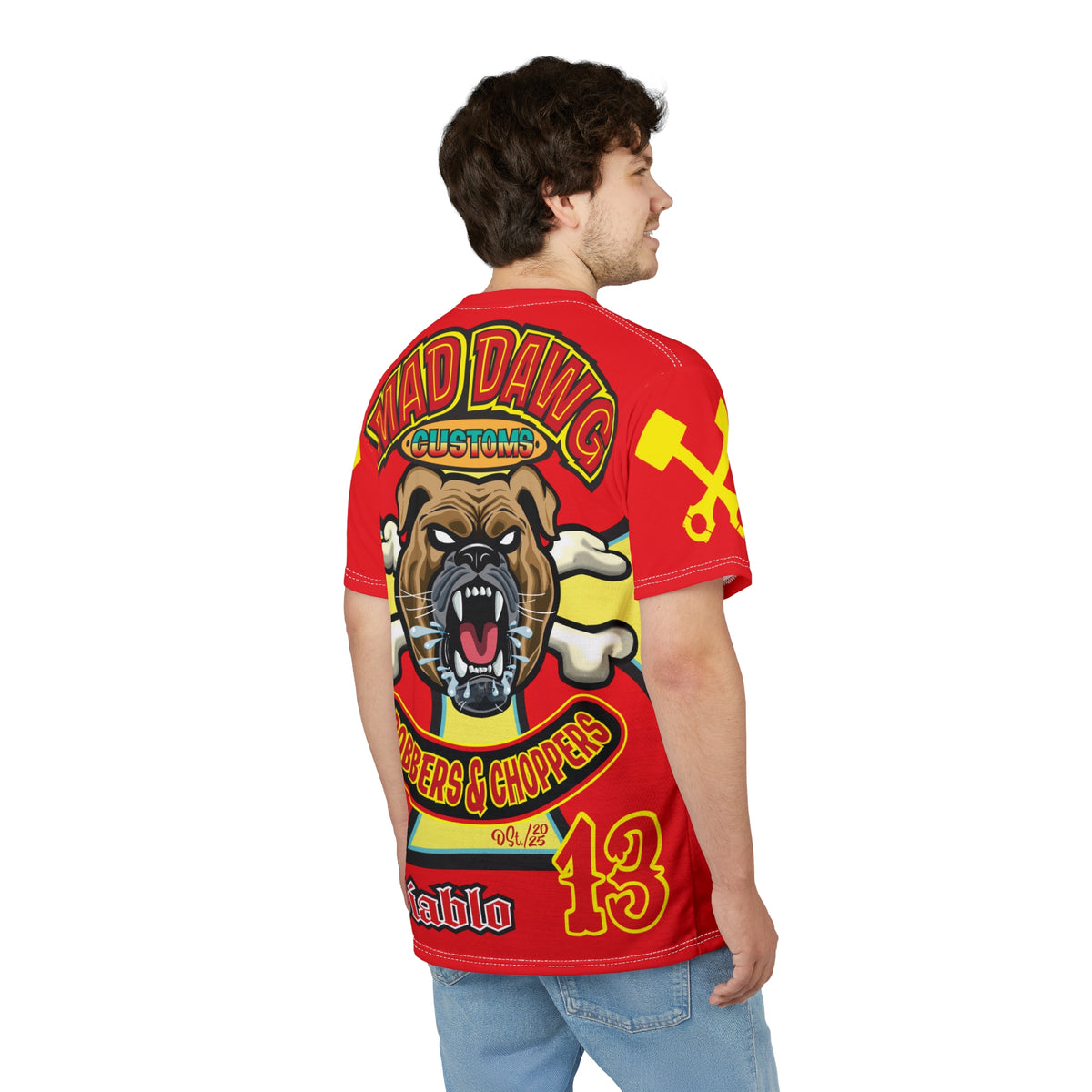 Mad Dawg Customs HiViz, High Performance Super Tee - Mad Dawgs & Bad Dawgs must have Riding Super Tee