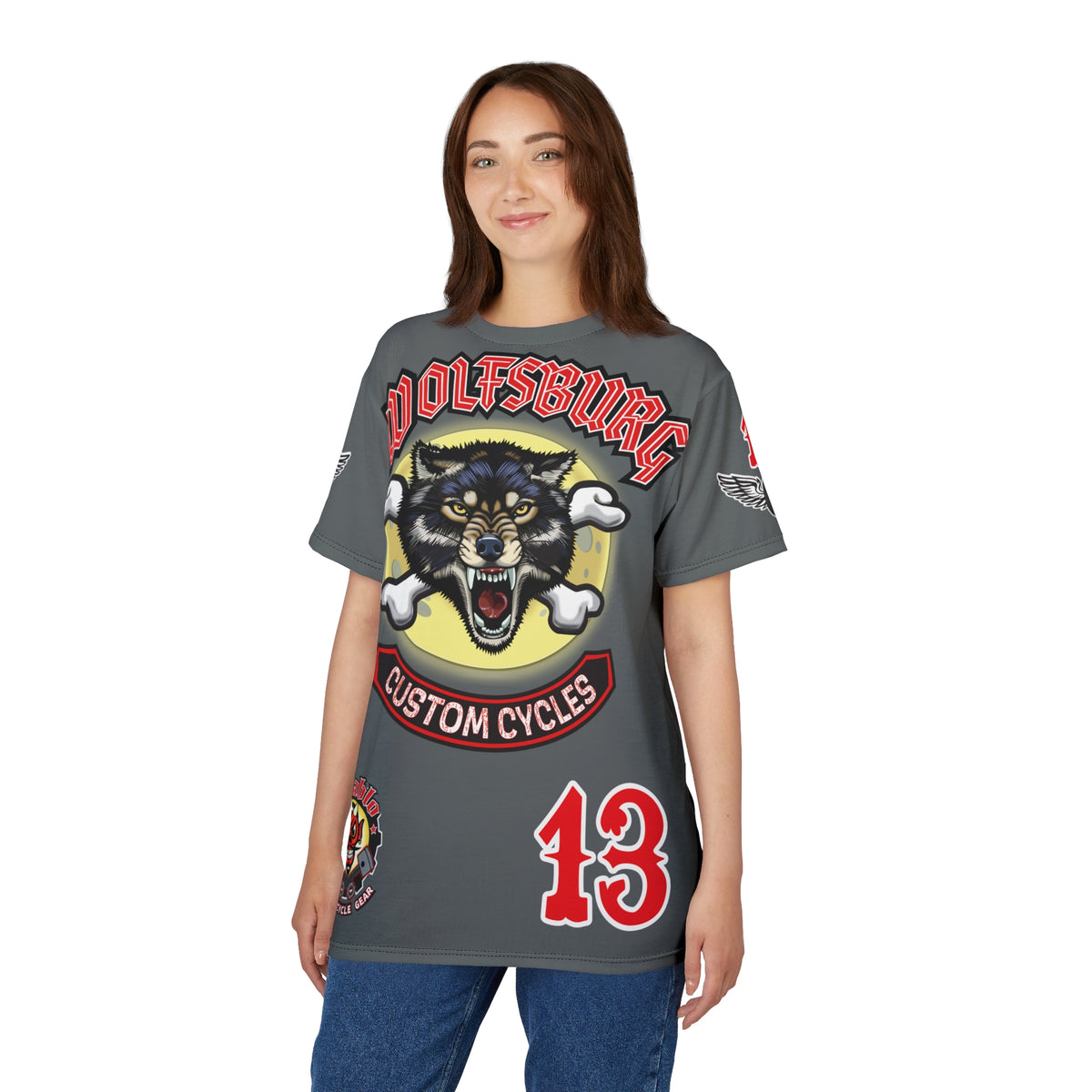 Wolfsburg Custom Cycles HiViz Super Tee - High Performance Motorcycle Riding Tee