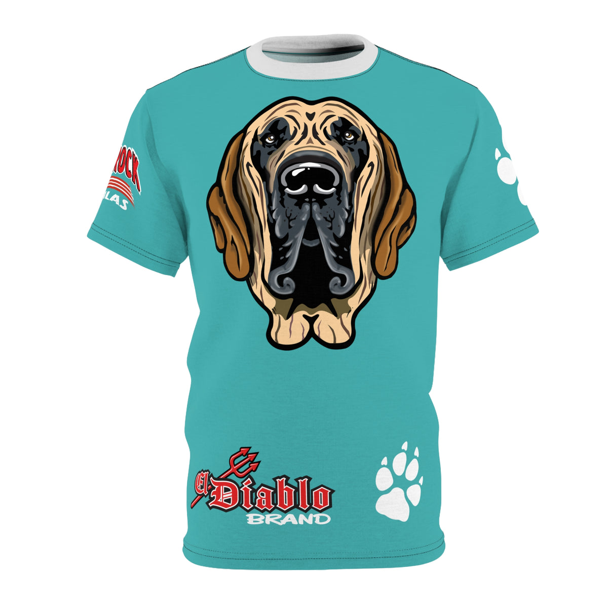 Copy of Country Rock Filas Graphic Super Tee — El Diablo Brand Paw Print T-Shirt 4Braylee