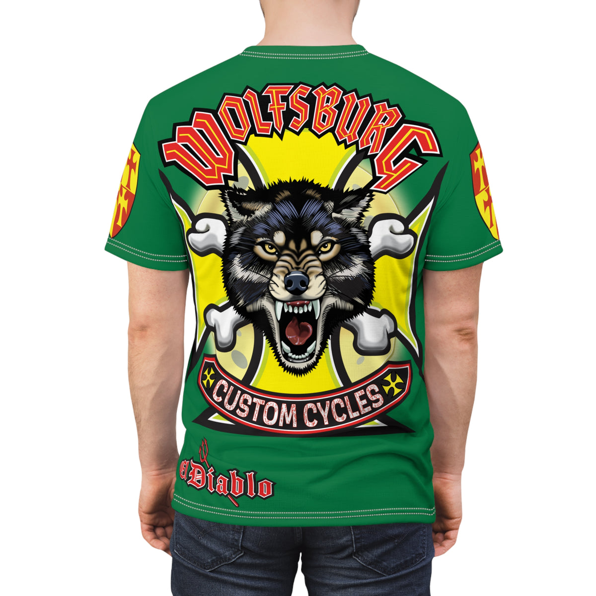 Wolfsburg Custom Cycles HiViz Super Tee - Ultimate in Riding Comfort