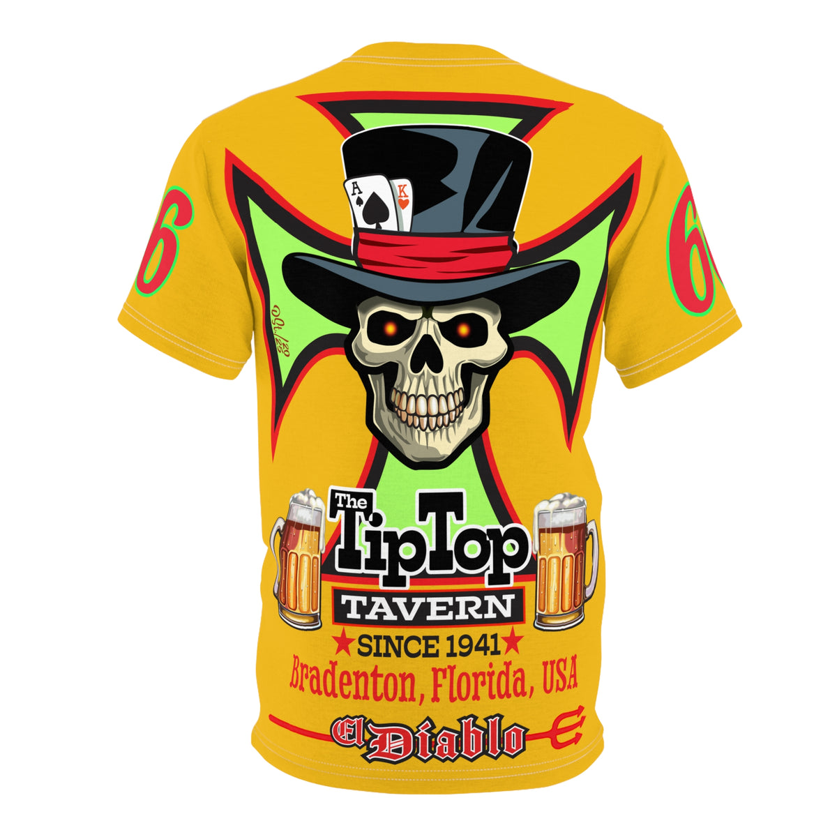 Tip Top Tavern Dive Bar Super Tee (*Limited Edition) - America's Best Dive Bar, Bikes Beers Babes & Bros. - Honouring Biker Bar Tee