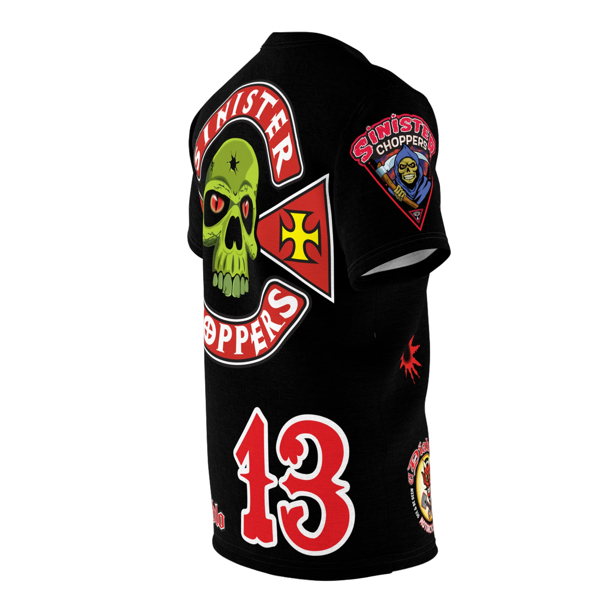 Sinister Choppers HiViz Super Tee - Outrageous Biker Gear