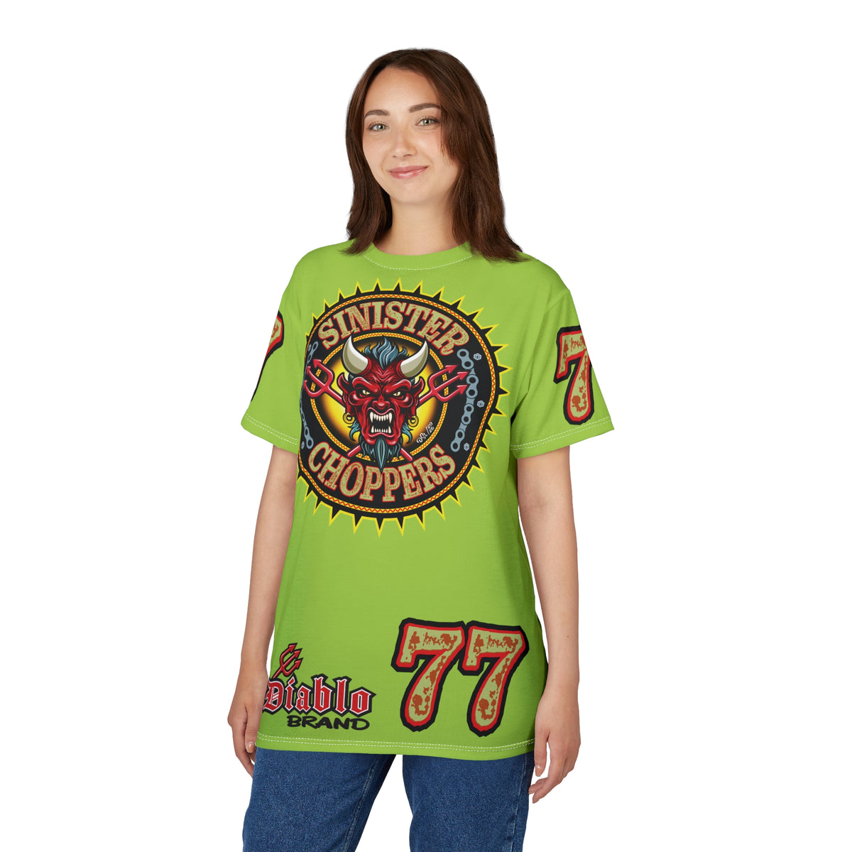 VERY Special HIVIZ Sinister Choppers BIG D SUPER T— Ride Cool Look Cool in our Best Super Tee