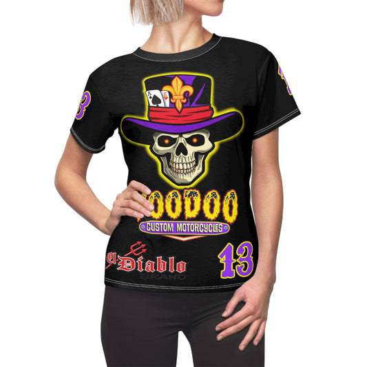 Women's Cut VooDoo Custom Motorcycles Graphic Tee — HiviZ Graphics