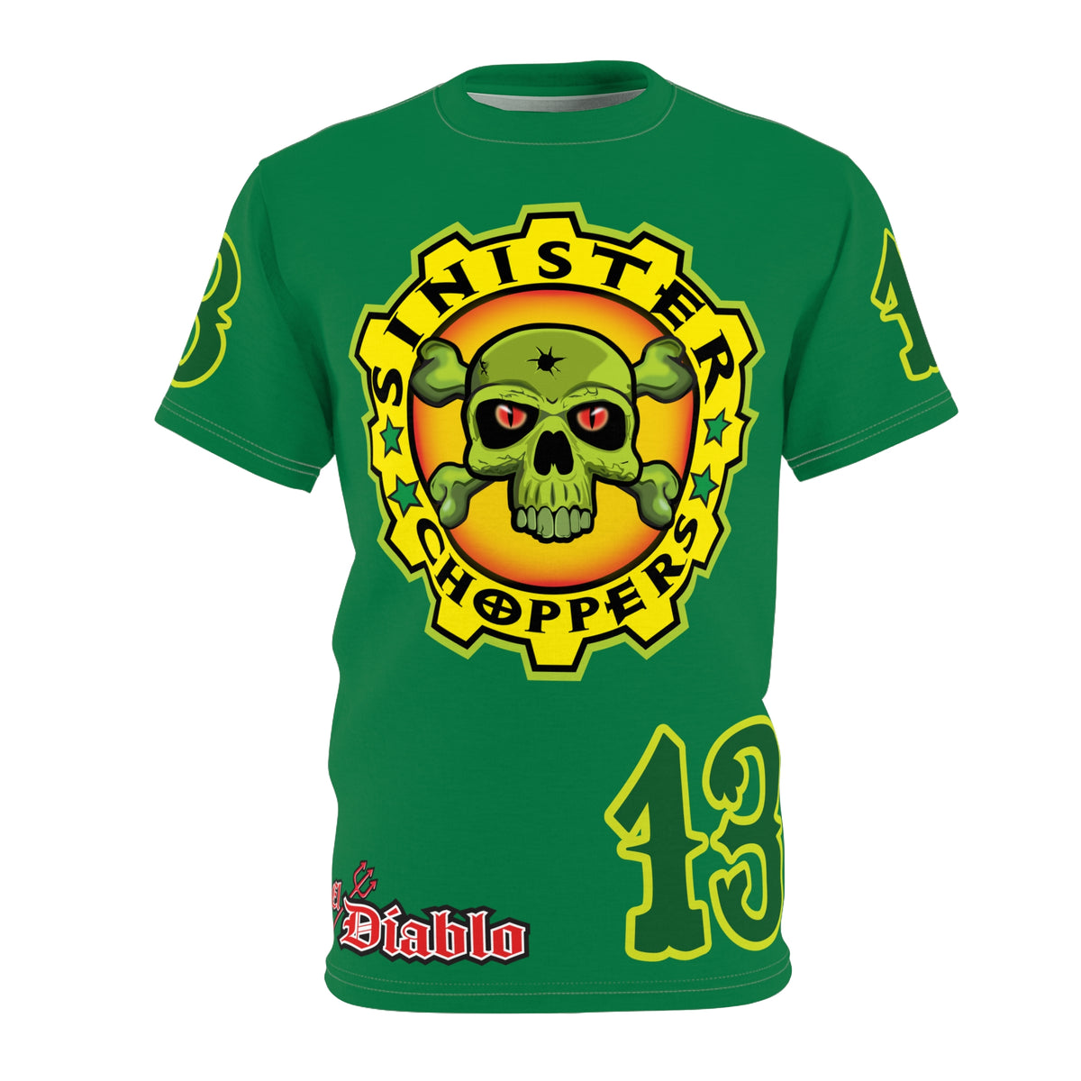 Sinister Choppers HiViz Super Tee - Custom Designed Motorcycle Riding Gear