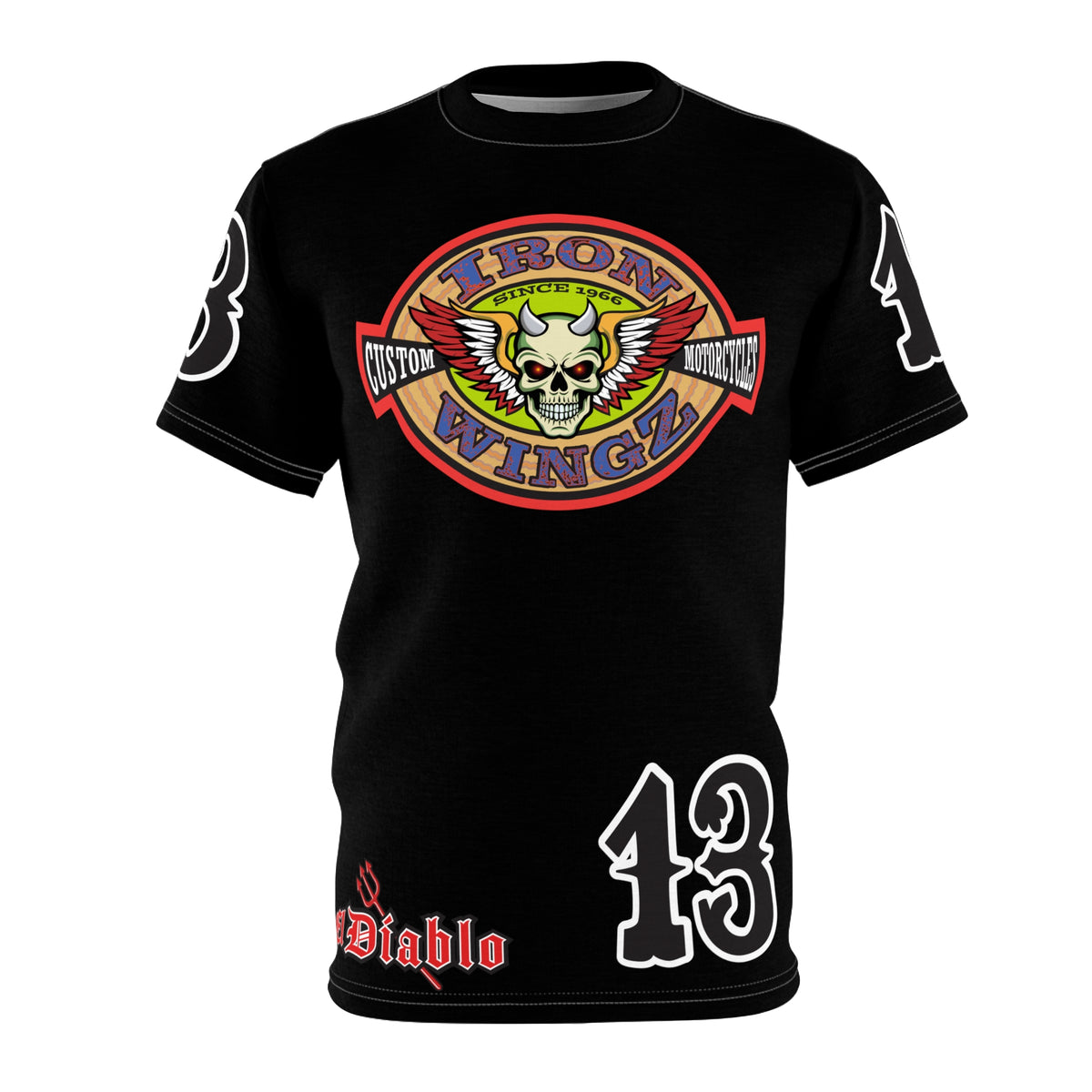 Iron Wingz Garage Spectacular Riding Tee for Harley Riders