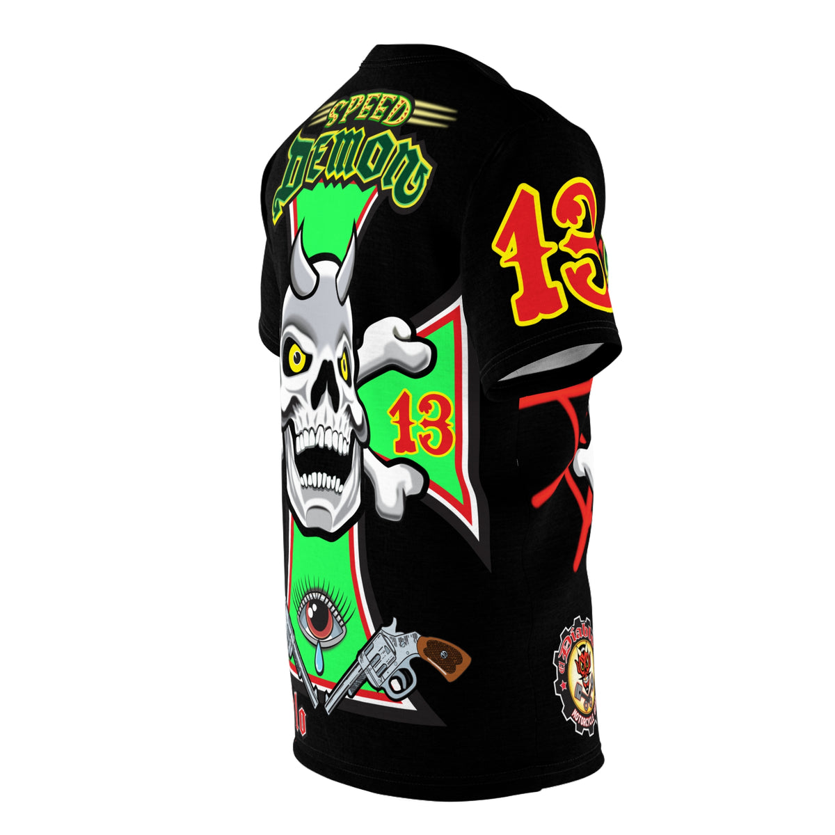 Speed Demon HiViZ Riding Super Tee - Superior Riding Comfort- The Intimidator