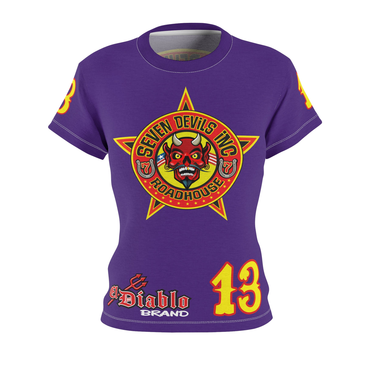 Women's Cut Seven Devils Roadhouse Graphic Tee — HiviZ Graphics
