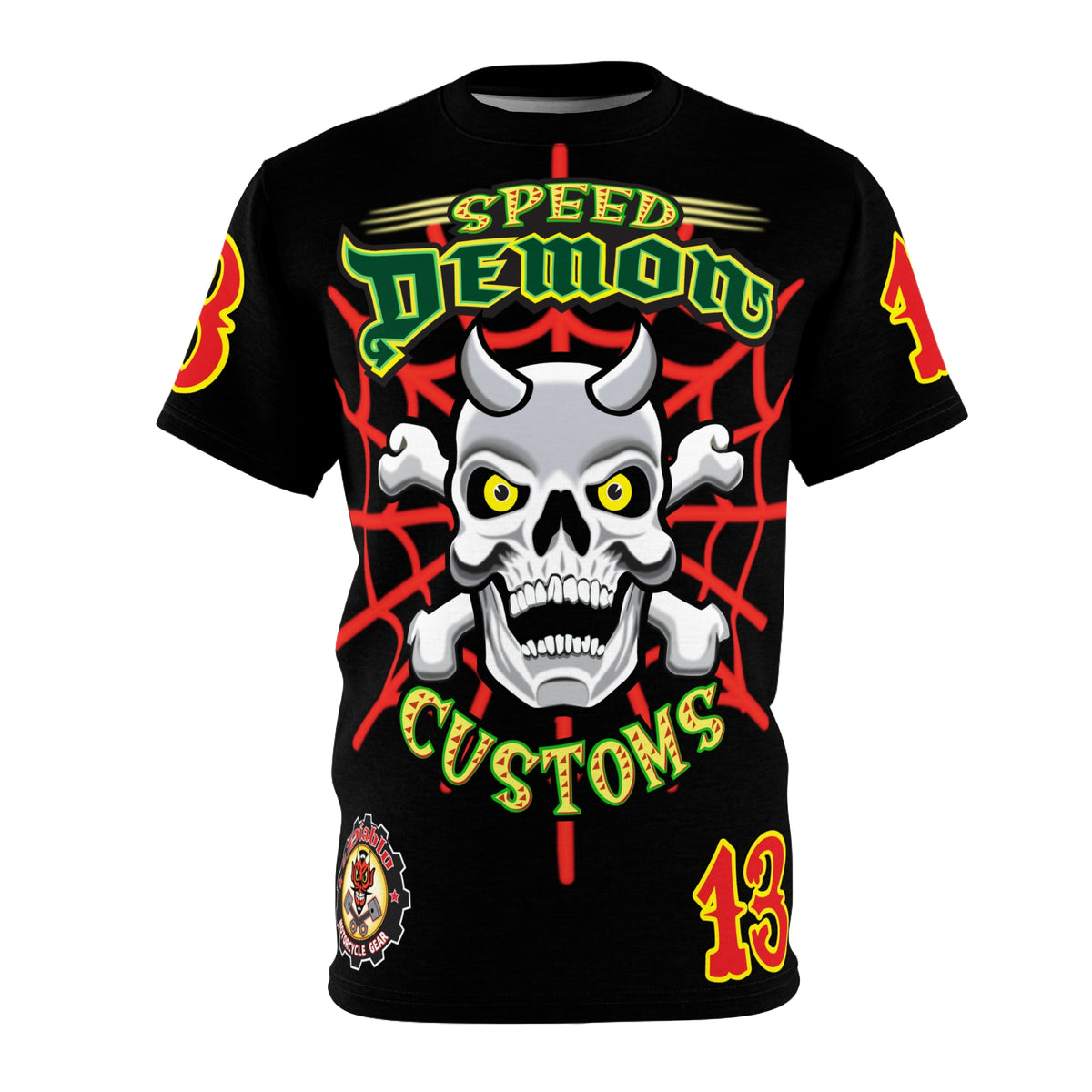 Speed Demon HiViZ Riding Super Tee - Superior Riding Comfort- The Intimidator