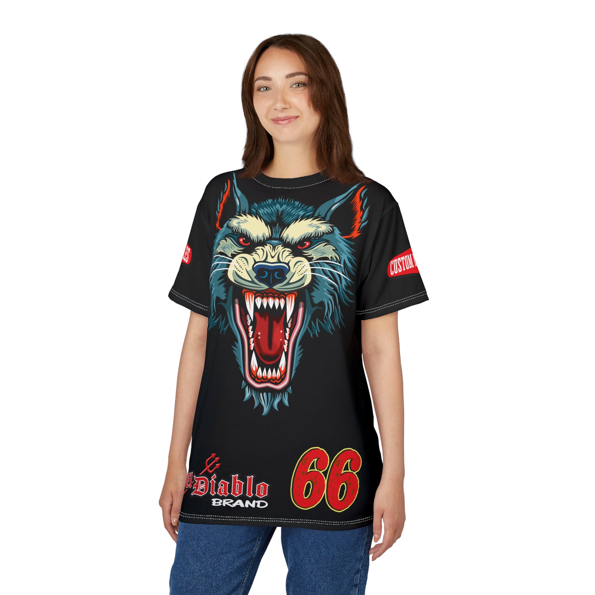 MWT Wolf Custom Motorcycles Super Tee — Viciously Cool High Performance Motorcycle Riding Shirt