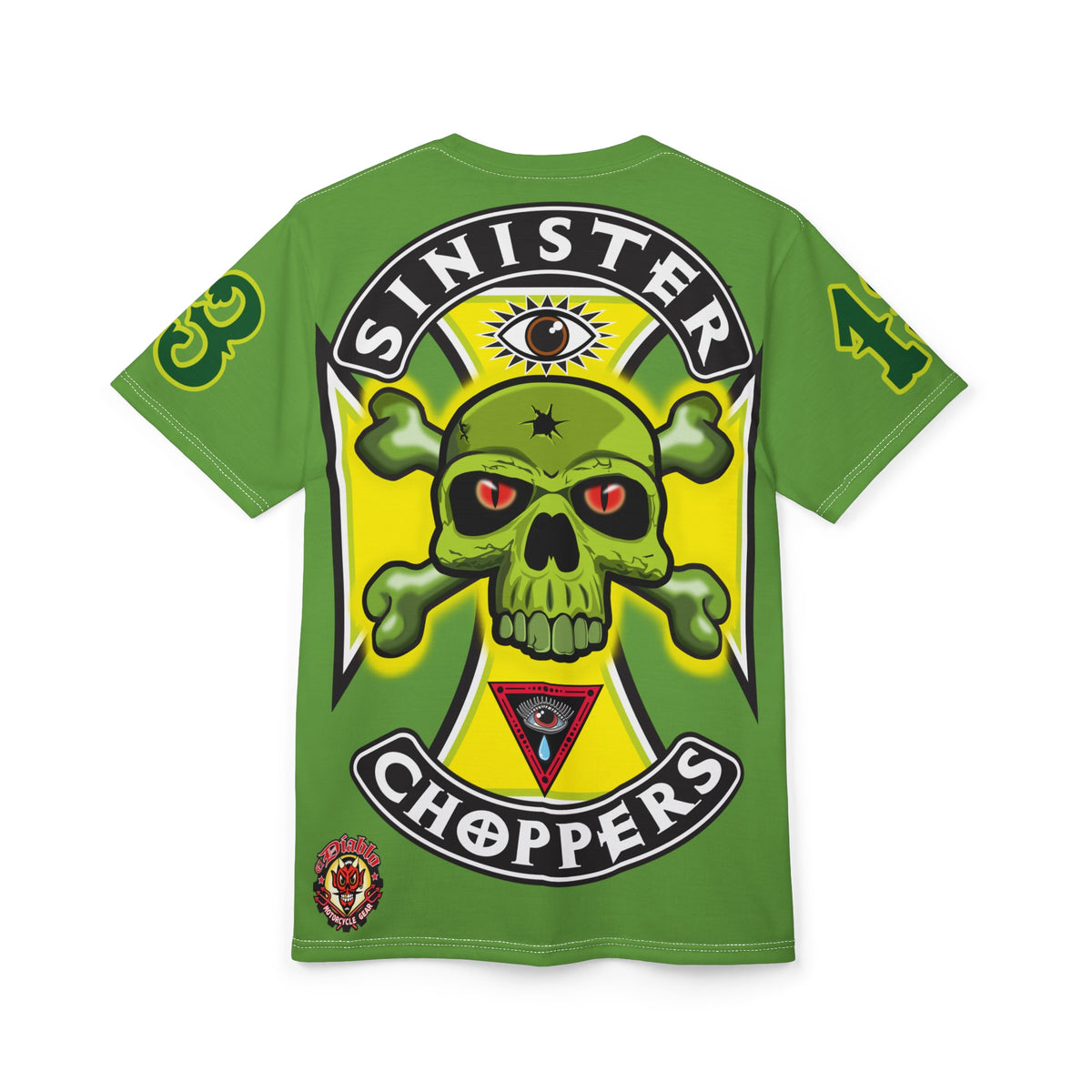 Sinnister Choppers FHiViz HiViz Motorcycle Riders Super Tee