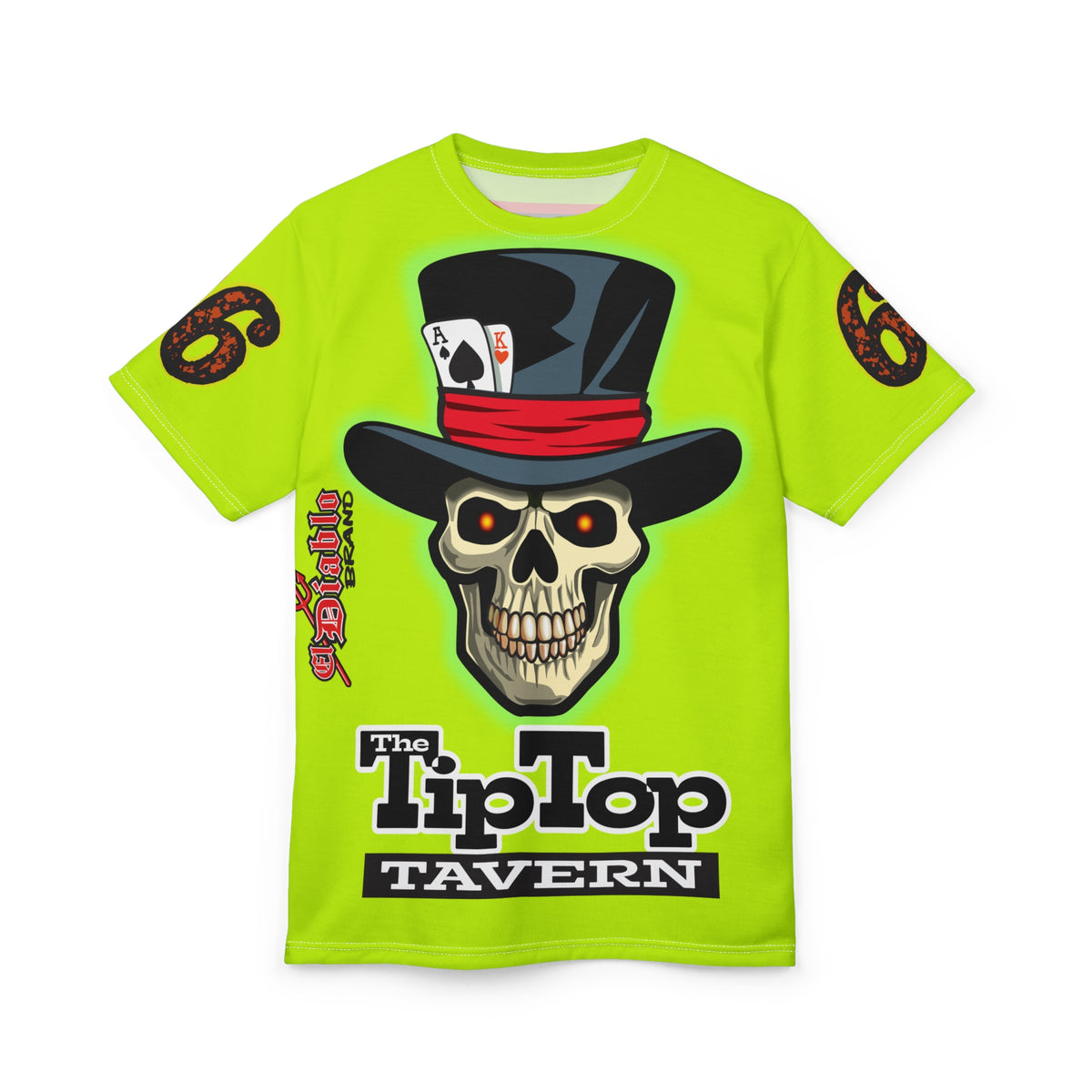 Very Special Tip Top Tavern Dive Bar HiViz Lumina Super Tee (*Limited Edition) - America's Best Dive Bar, Bikes Beers Babes & Bros. - Honouring Biker Bar Tee