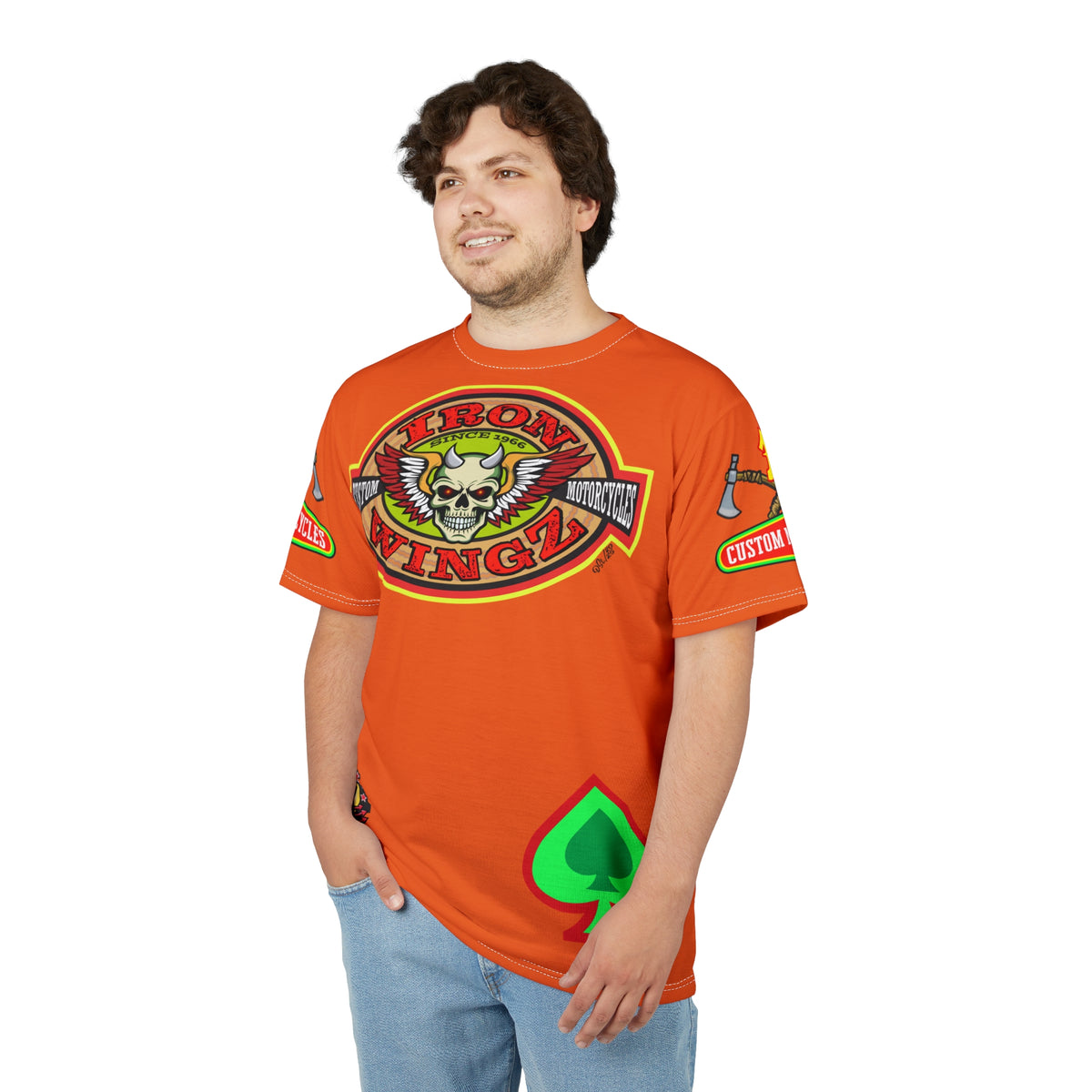 Iron WingZ Customs HiViz High Performance Motorcycle Riding Super Tee