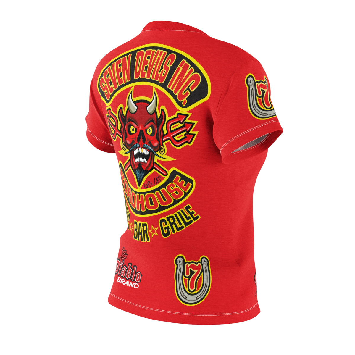 Women's Cut Seven Devils Roadhouse Graphic Tee — HiviZ Graphics