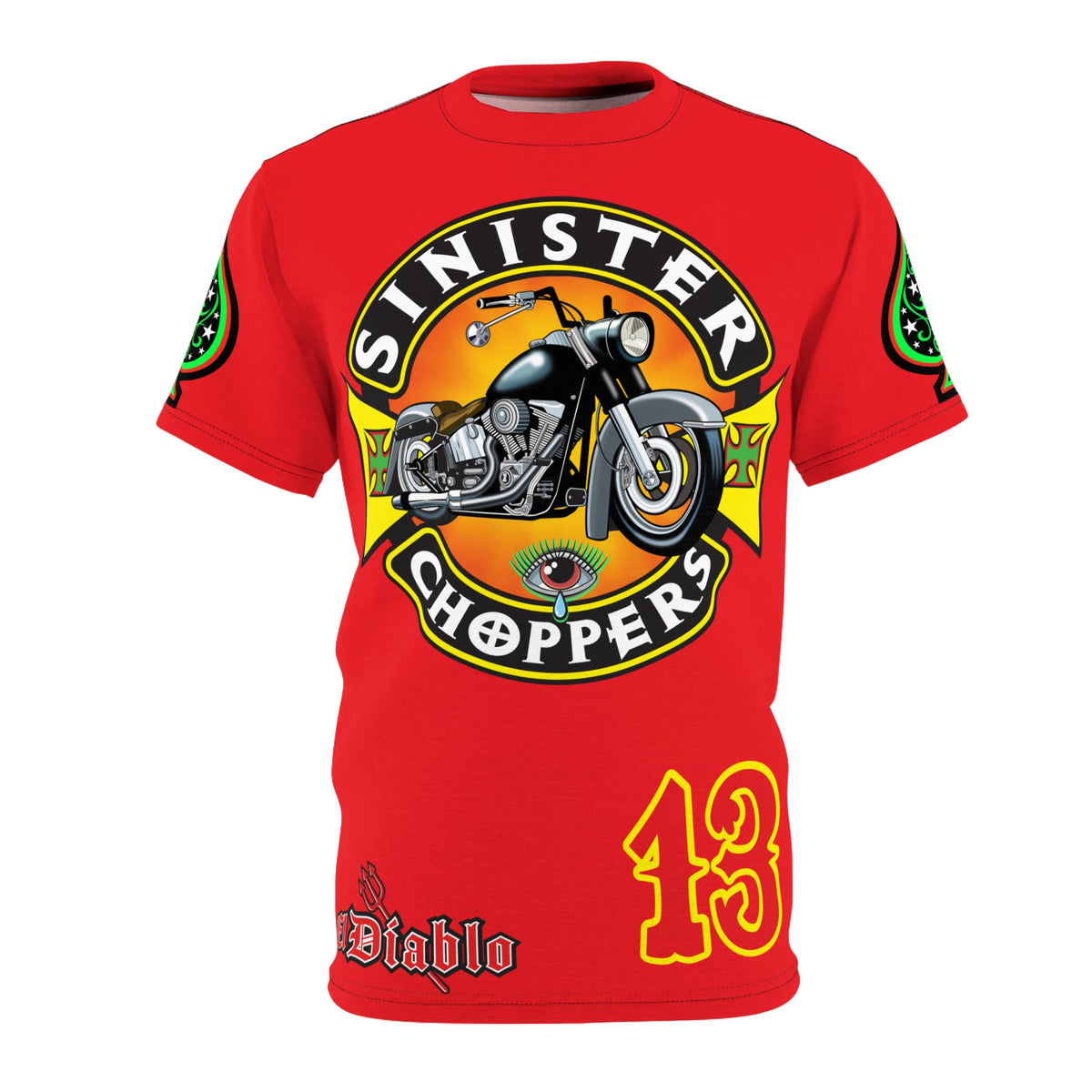 Sinister Choppers HiViz High Comfort Motorcycle Riders Super Tee