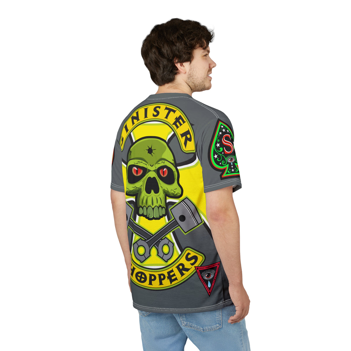 Sinister Choppers Rebel Rider HiViz Super Tee