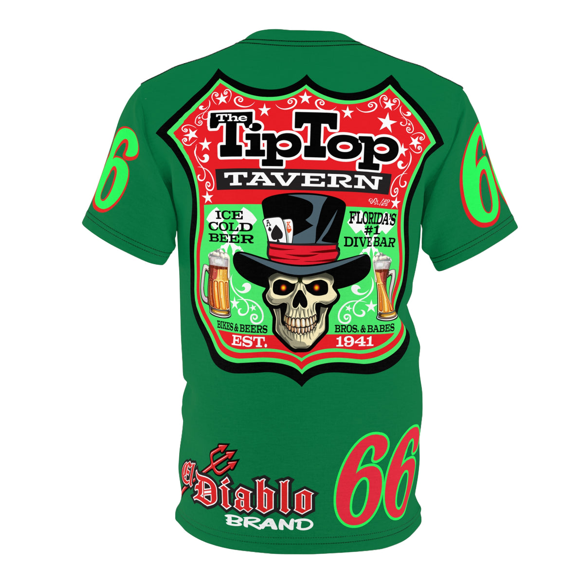 Tip Top Tavern Dive Bar Super Tee - America's Best Dive Bar - Bikes Beers Babes & Bros. -Remembering Jesse Biker Bar Tee