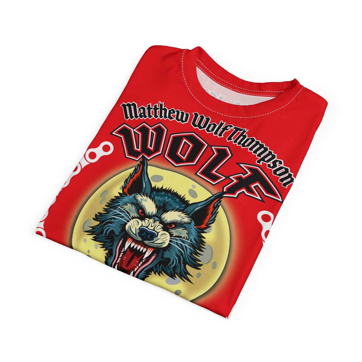 MWT Wolf Custom Motorcycles Super Tee — Viciously Cool High Performance Motorcycle Riding Shirt