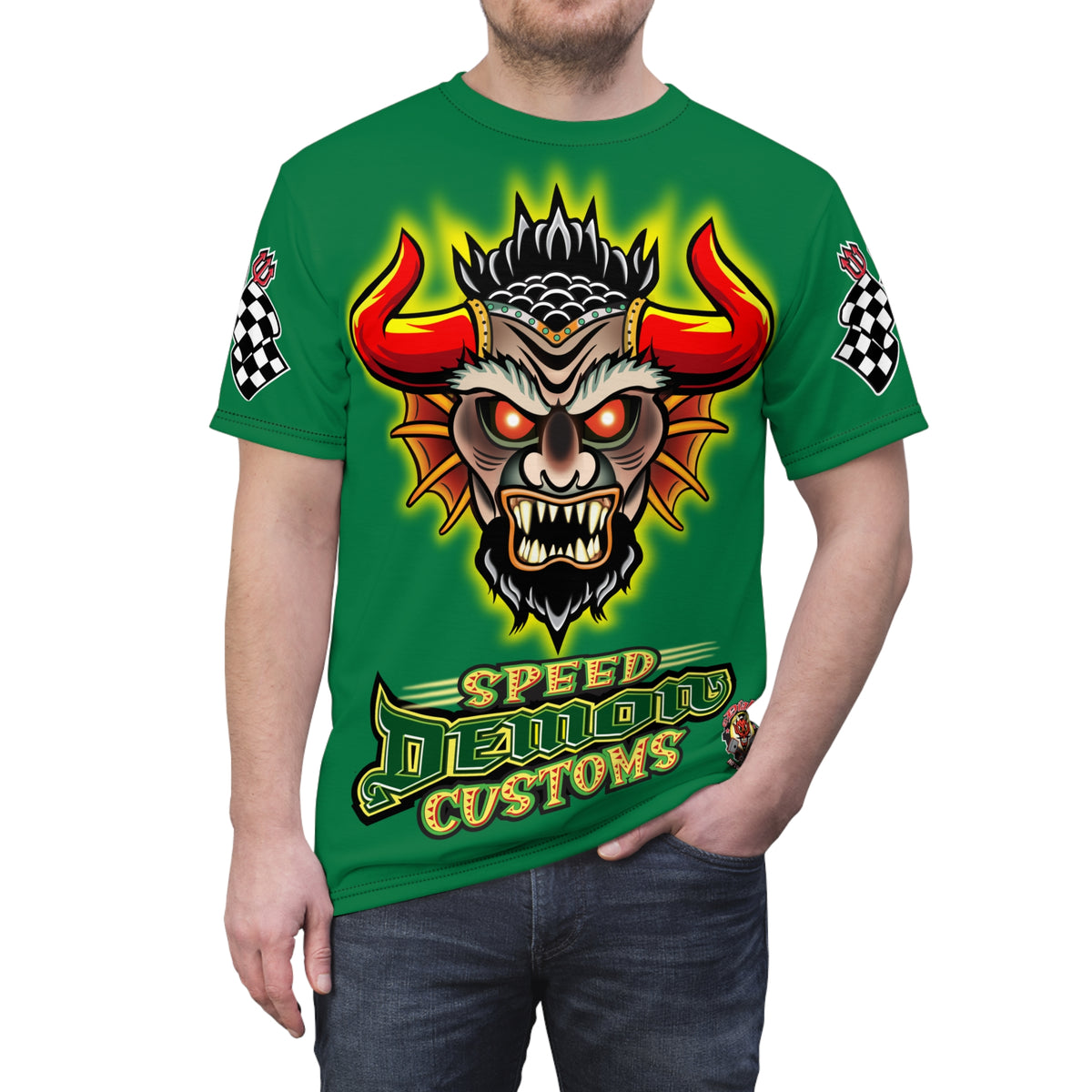 Speed Demon Motorcycle Riders HiViz Super Tee