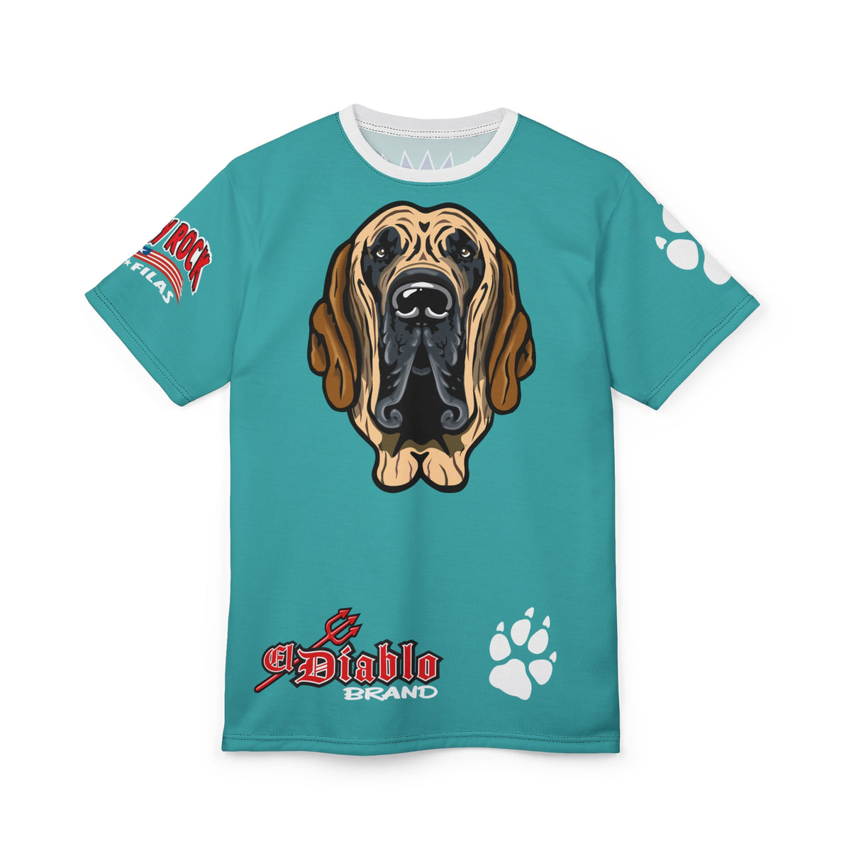Copy of Country Rock Filas Graphic Super Tee — El Diablo Brand Paw Print T-Shirt 4Braylee