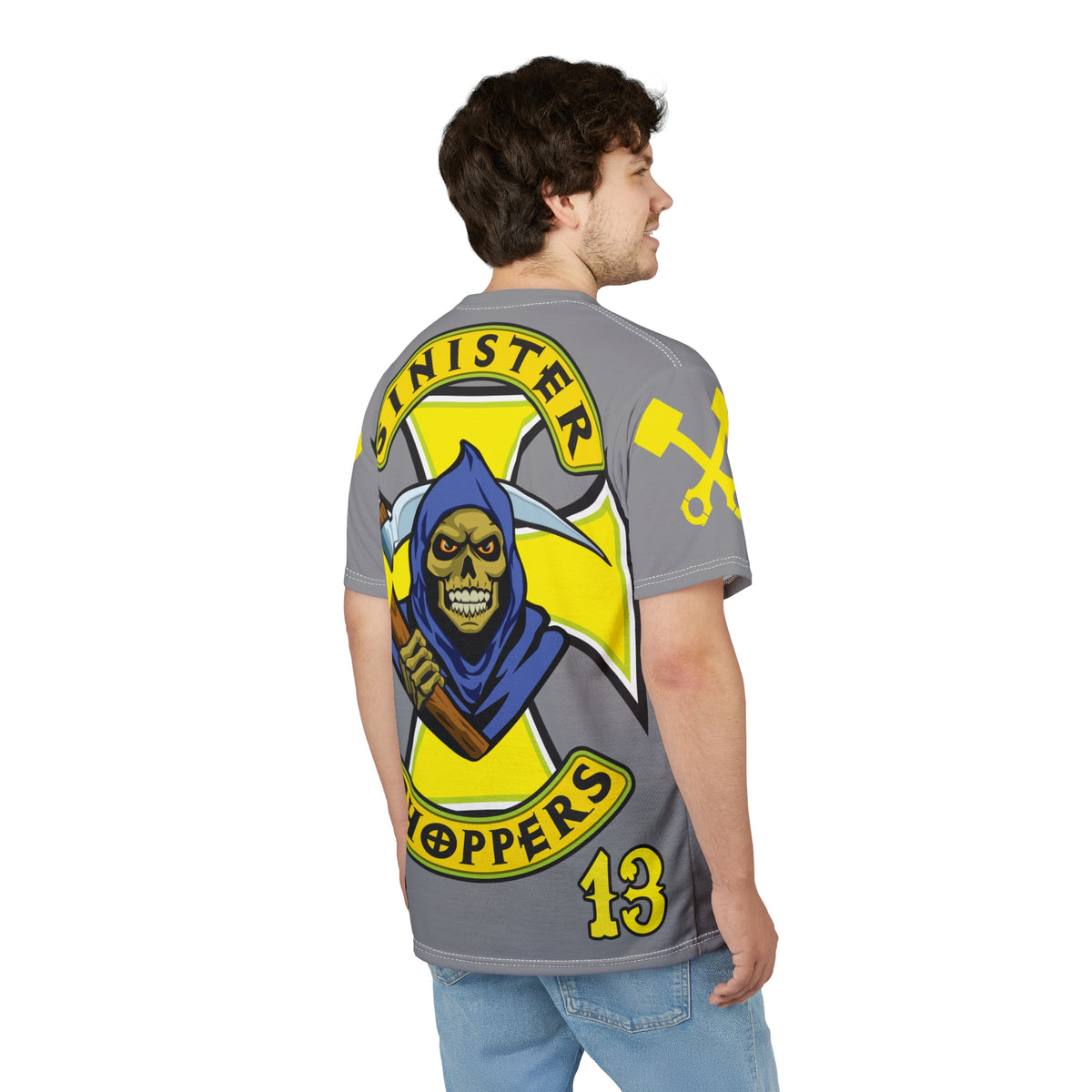Sinister Choppers HiViz Custom Motorcycles Reaper Super Tee - High Performance Riding Wear